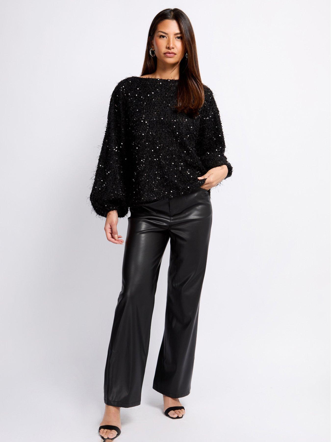 little-mistress-sequin-fringe-top-blackback
