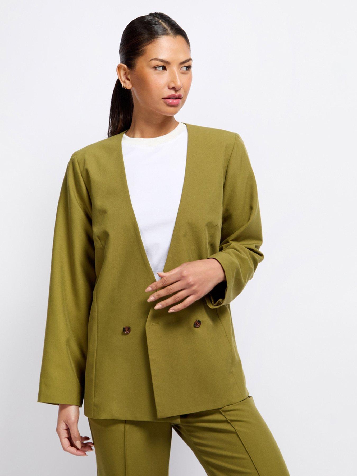little-mistress-olive-blazer-green