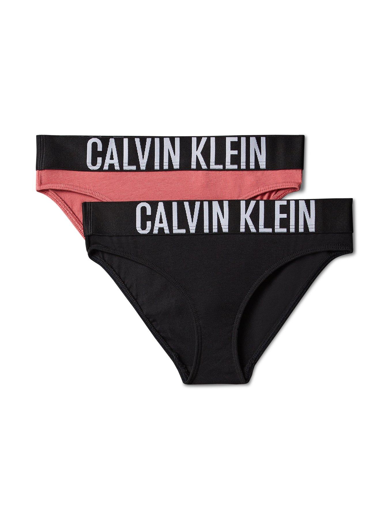 Calvin Klein Girls 2 Pack Intense Power Bikini Briefs - Multi