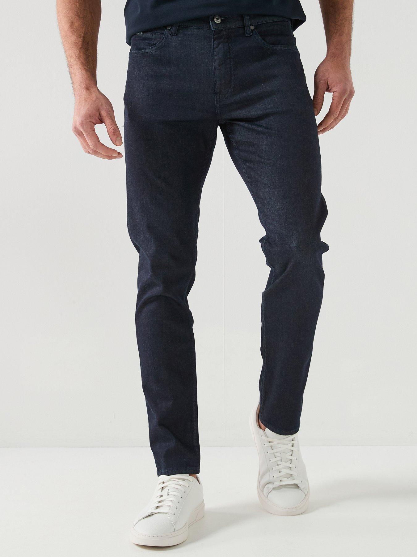 boss-egyptian-cotton-slim-fit-jeans-navyfront