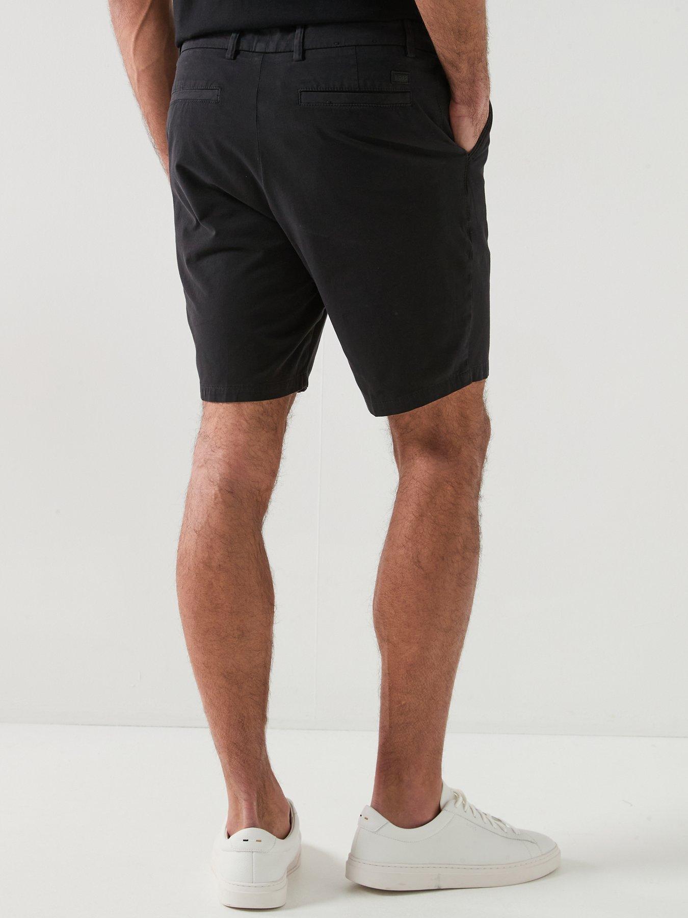 boss-modern-fit-chino-shorts-blackstillFront