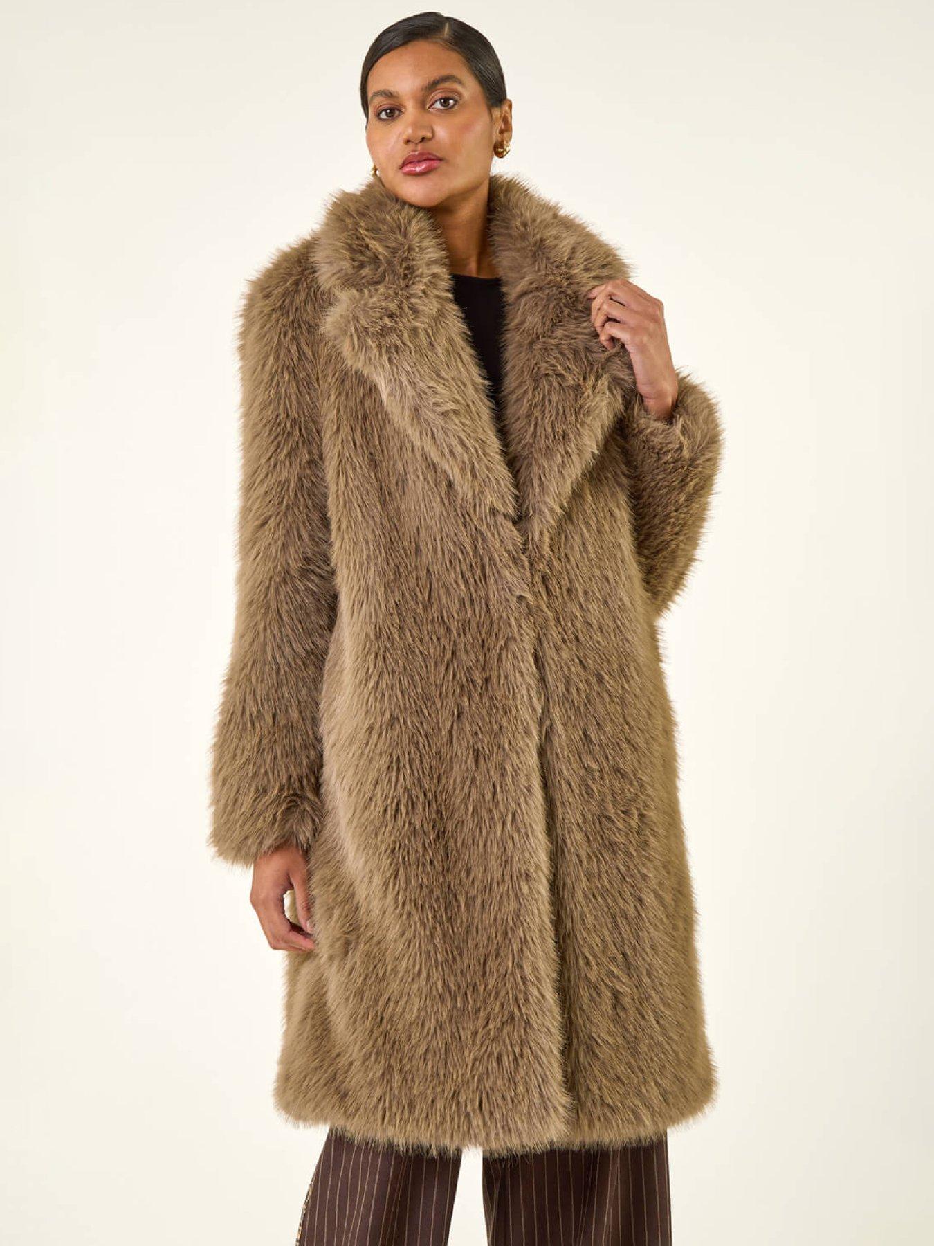 roman-premium-faux-fur-coat-brown