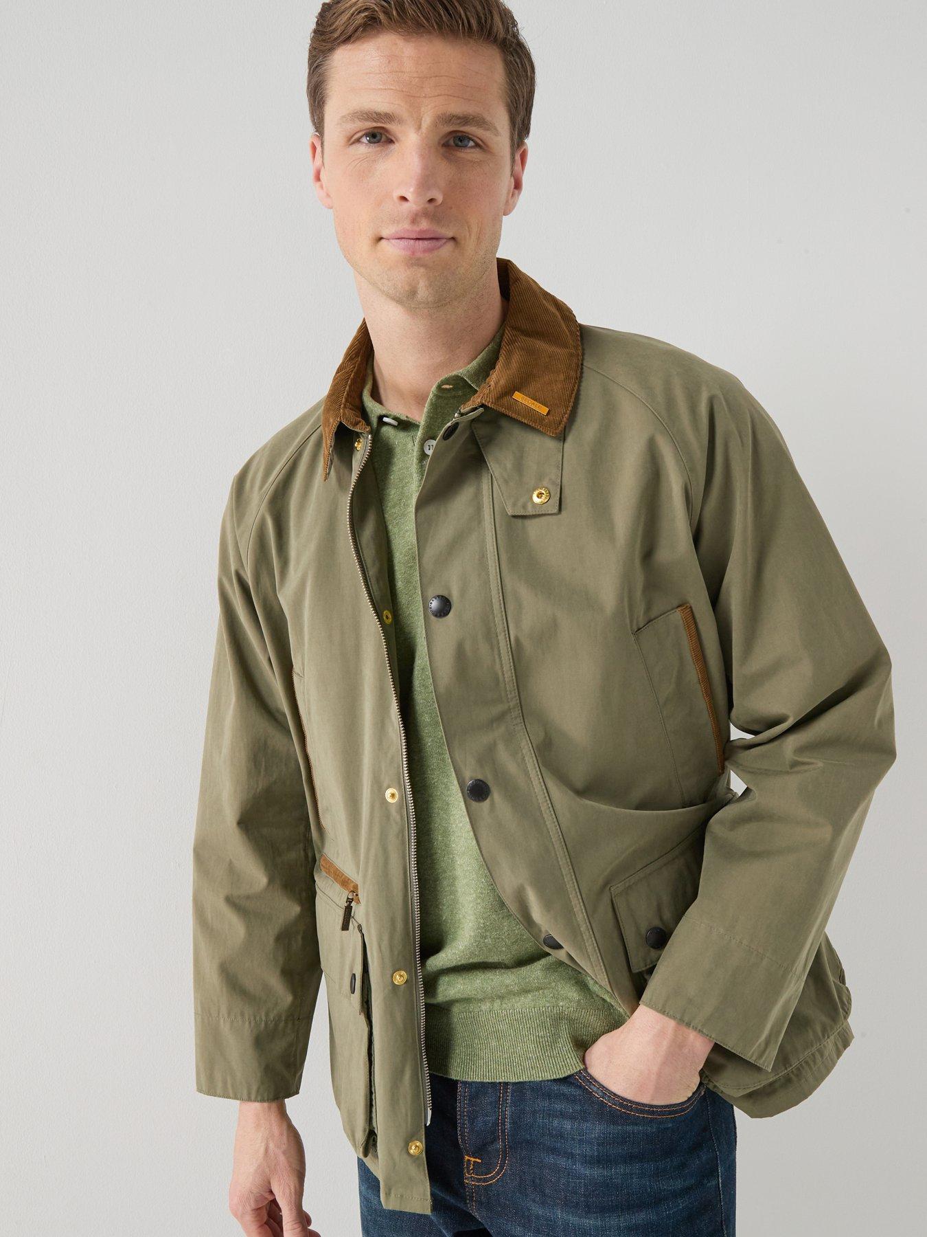 barbour-icons-bedale-longer-length-casual-jacket-dark-khaki