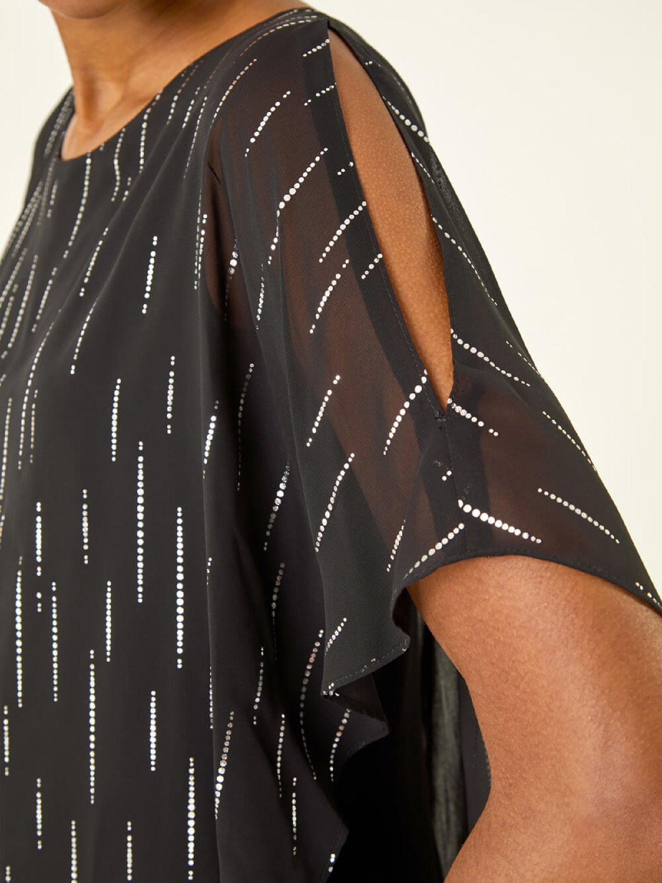 roman-foil-dot-overlay-asymmetric-top-blackdetail