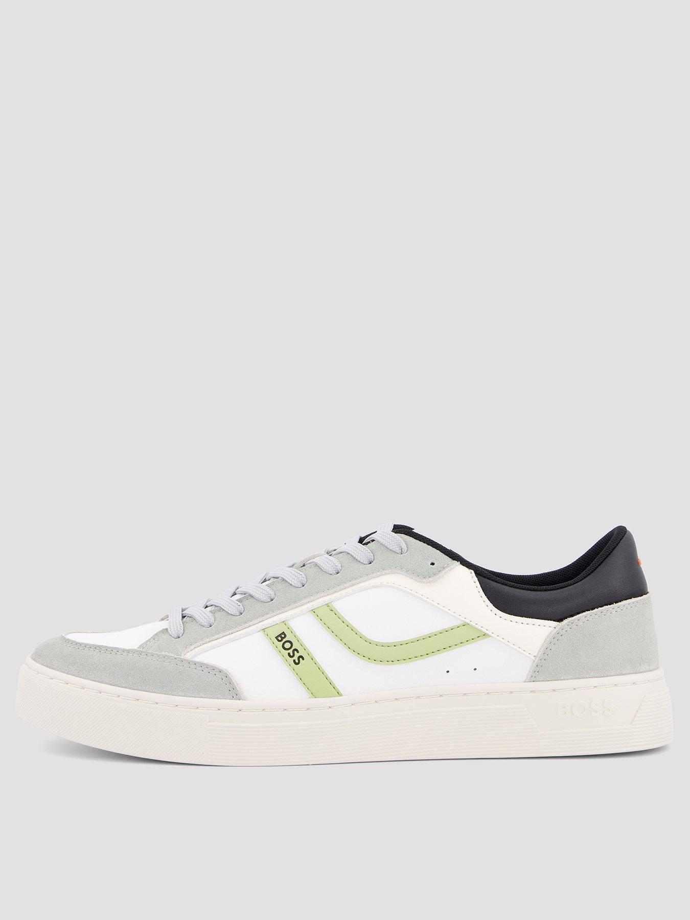 BOSS Boss Orange Rhys Tenn Pu Mix Trainers - Grey