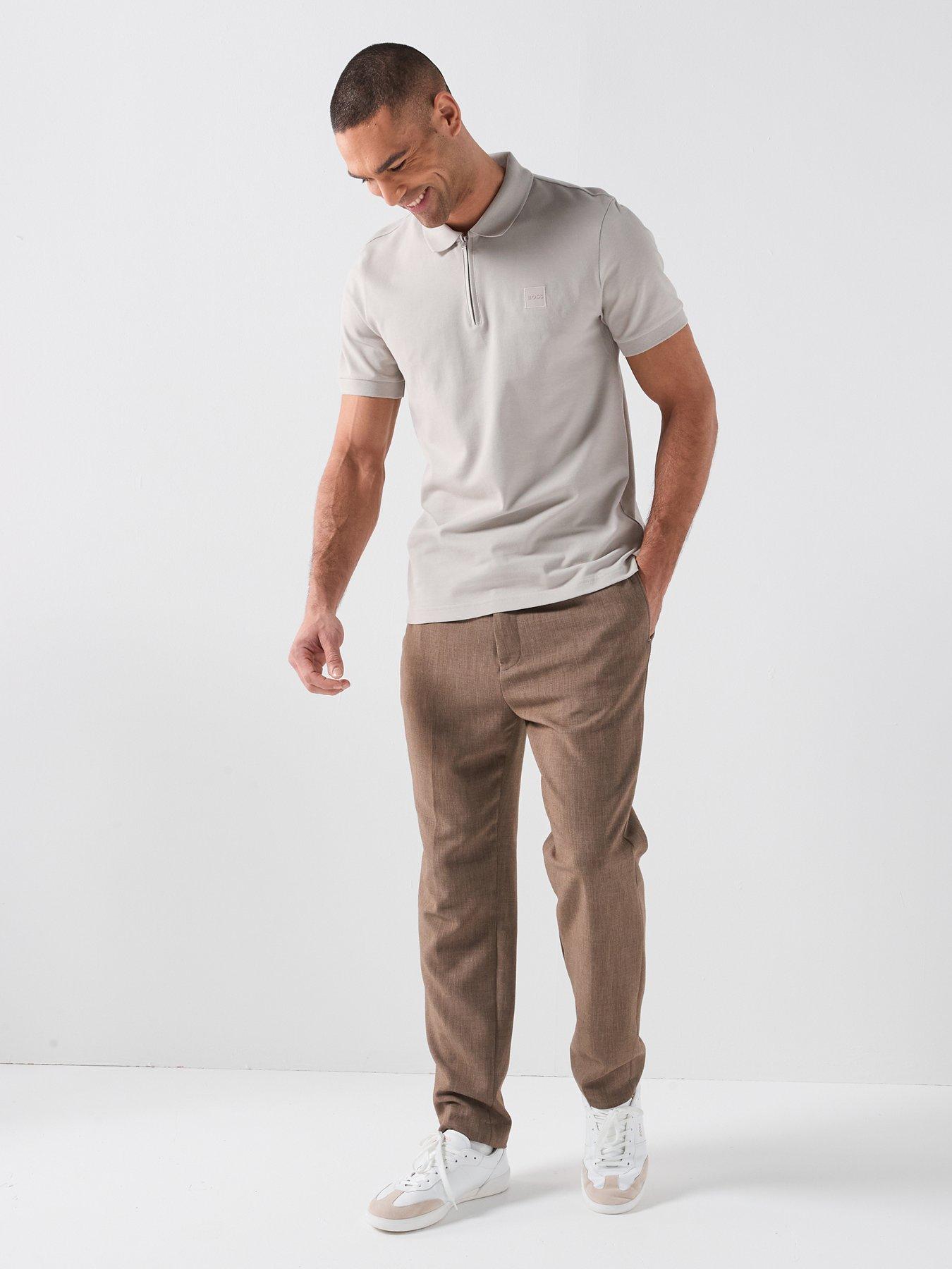 boss-quarter-zip-polo-shirt-light-greyback