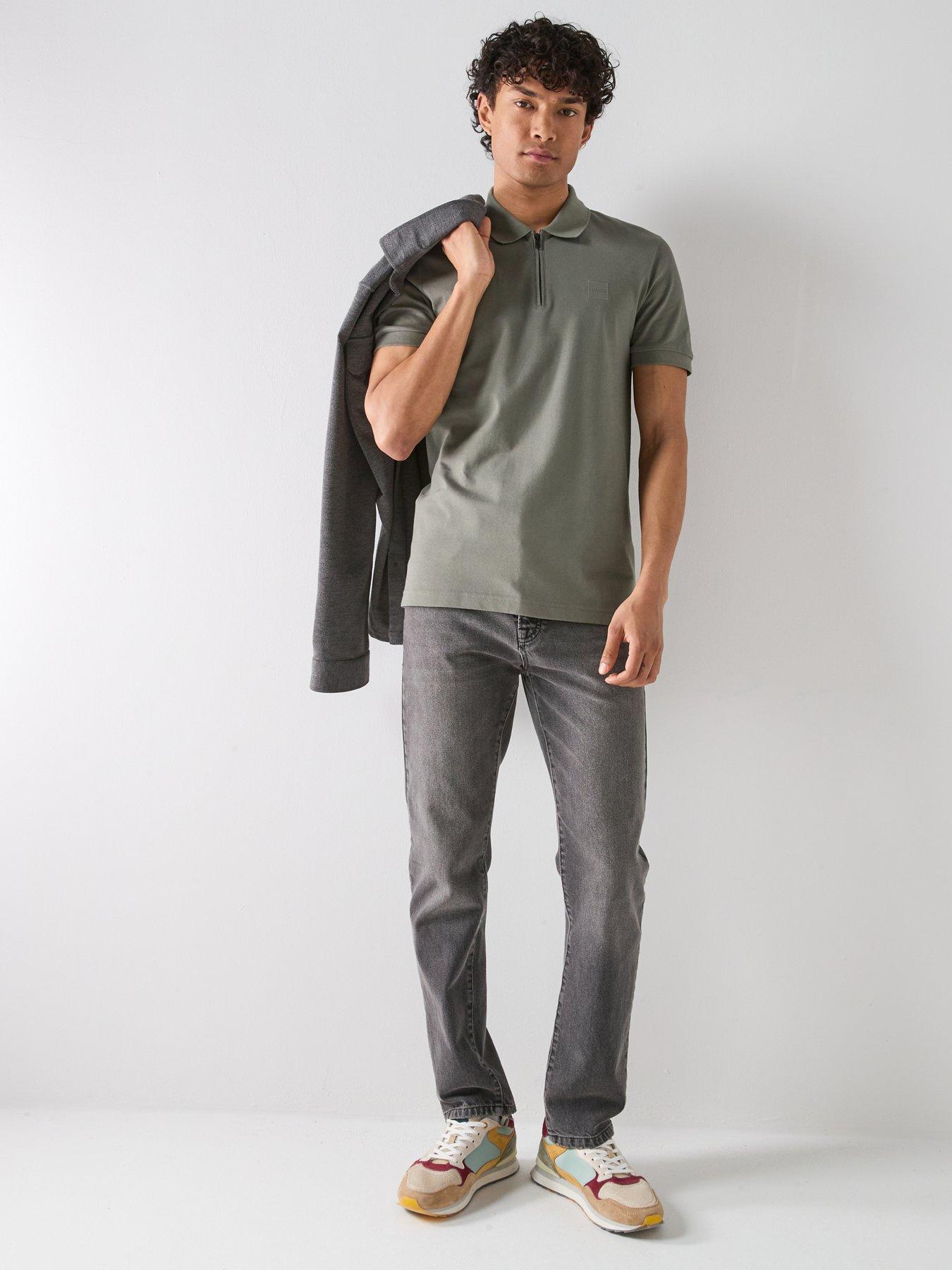 boss-passerzip-zipped-polo-shirt-dark-khakiback