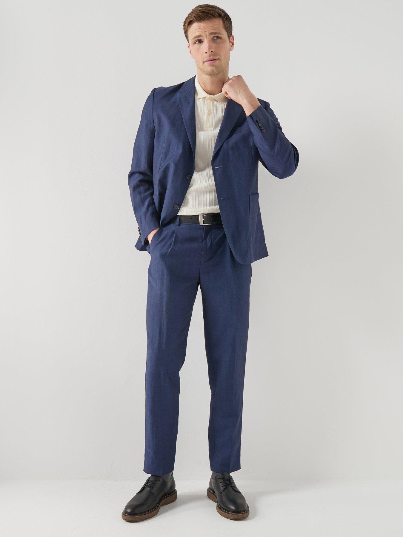 Image 6 of 6 of Barbour Willowtree Linen Blend Blazer - Navy