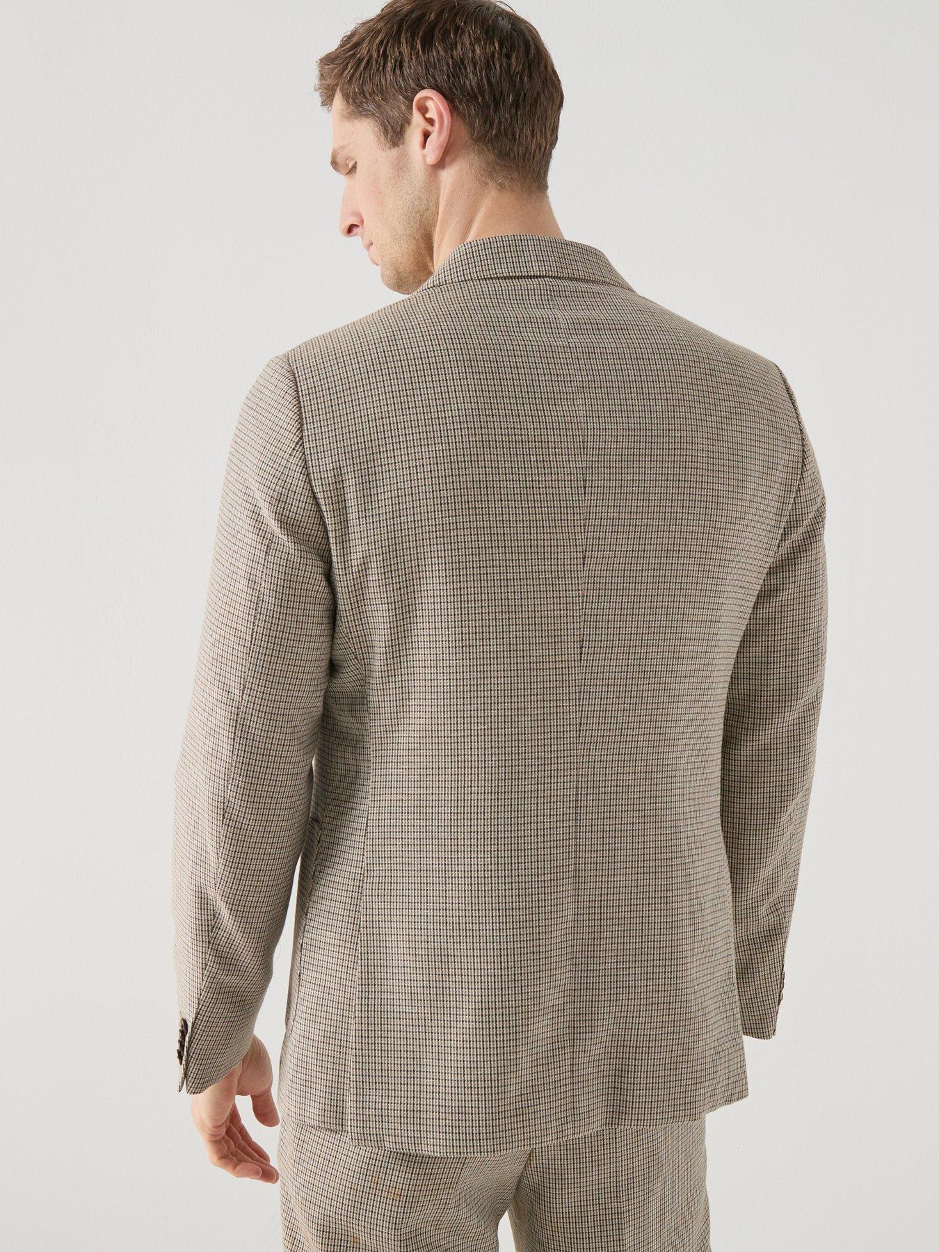 Image 2 of 6 of Barbour Forstone Houndstooth Blazer - Grey