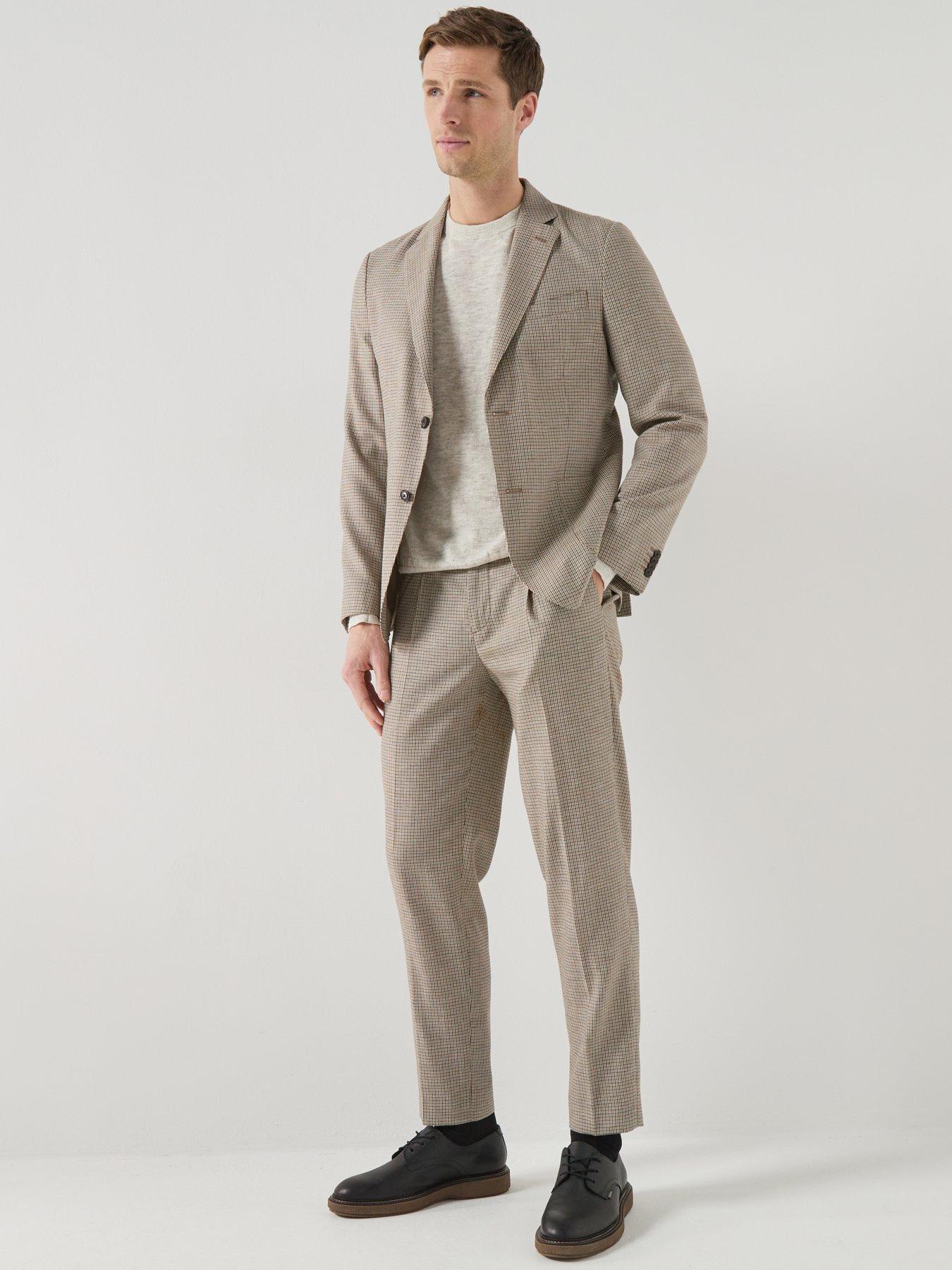 Image 3 of 6 of Barbour Forstone Houndstooth Blazer - Grey