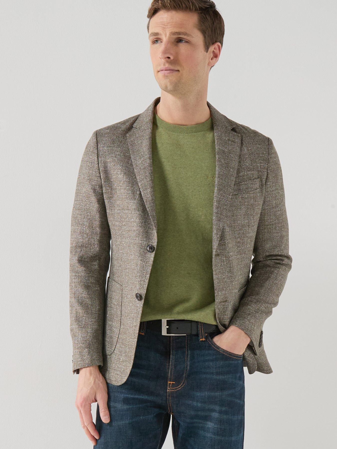 barbour-auckland-melange-blazer-olivedetail