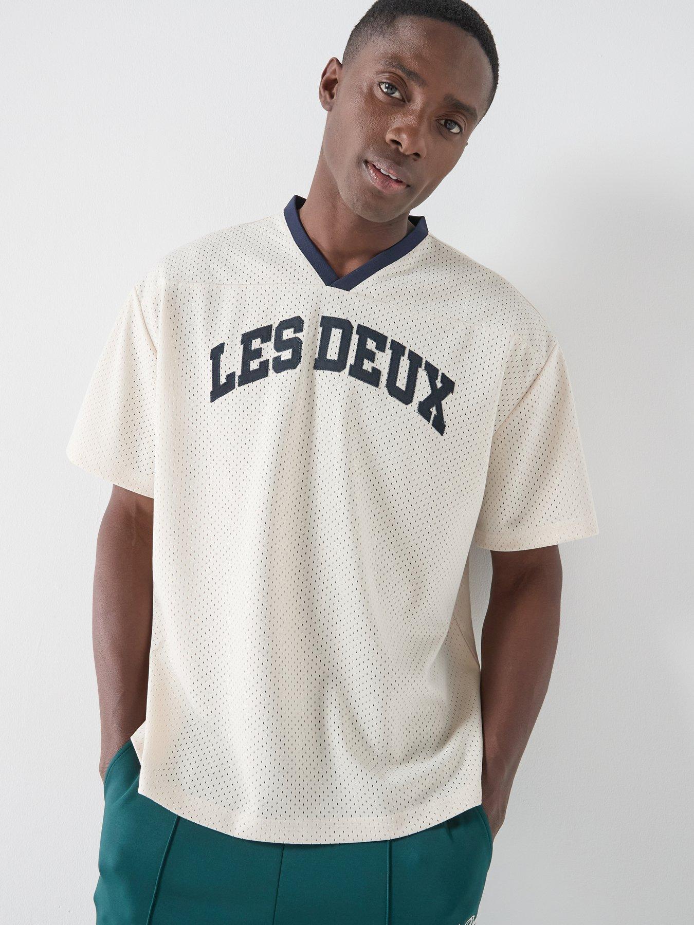 Les Deux Les Deux Bronson Mesh T-Shirt - Off White