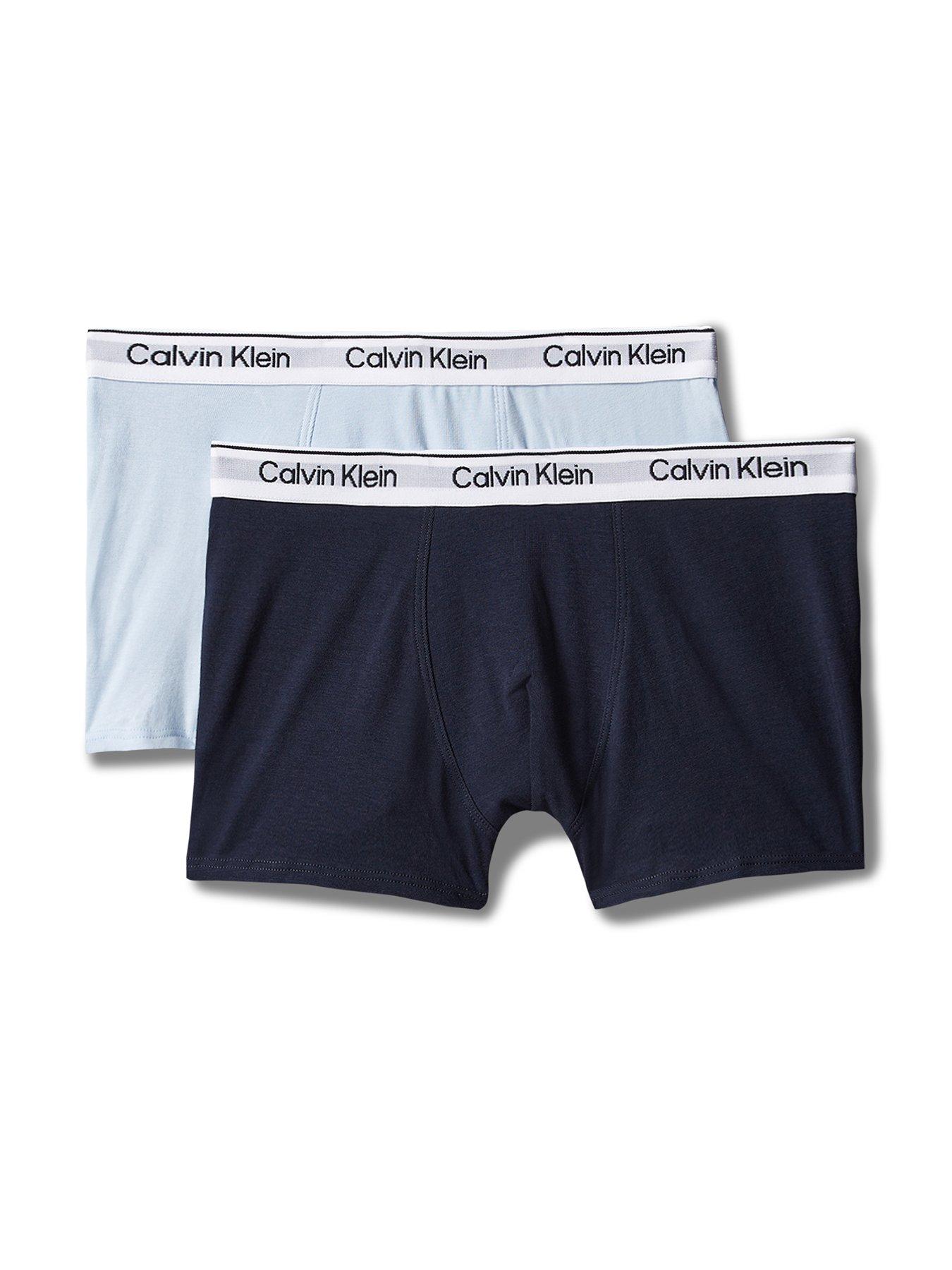 Image 1 of 2 of Calvin Klein Boys 2 Pack Modern Cotton Trunk - Multi