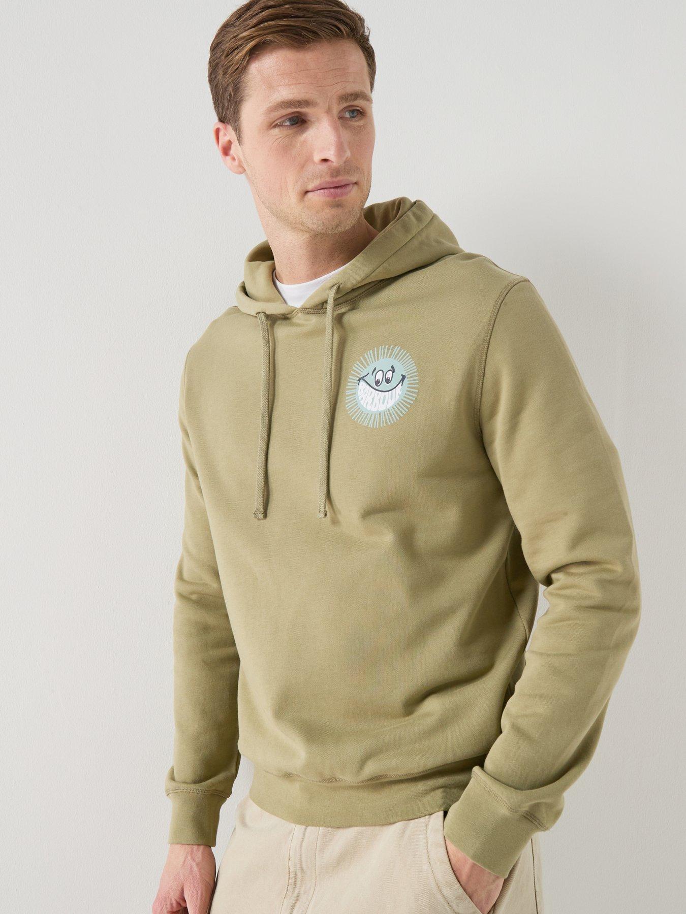 Image 2 of 6 of Barbour Barbour Fields Relaxed Fit Hoodie - Khaki