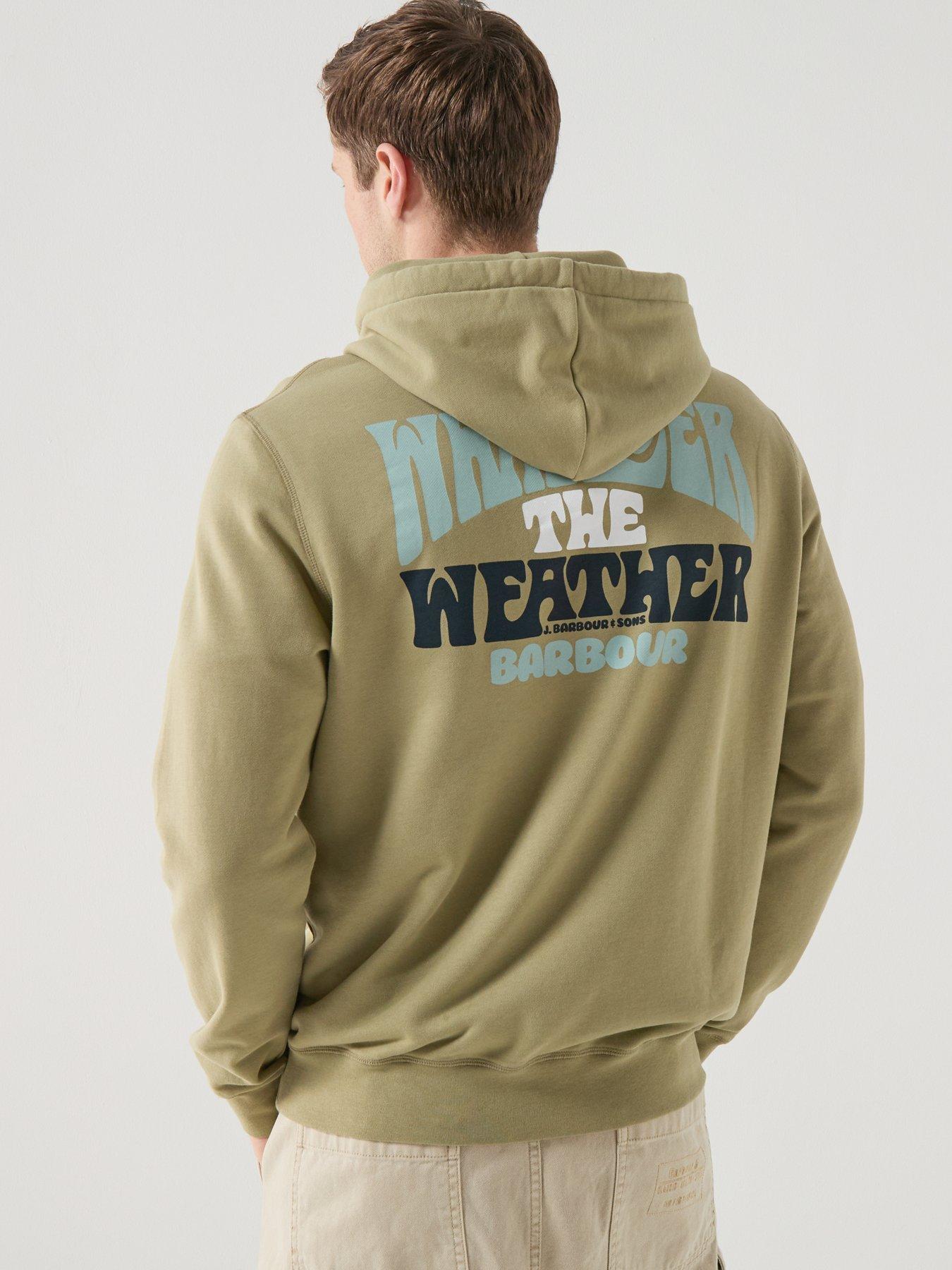 Image 5 of 6 of Barbour Barbour Fields Relaxed Fit Hoodie - Khaki