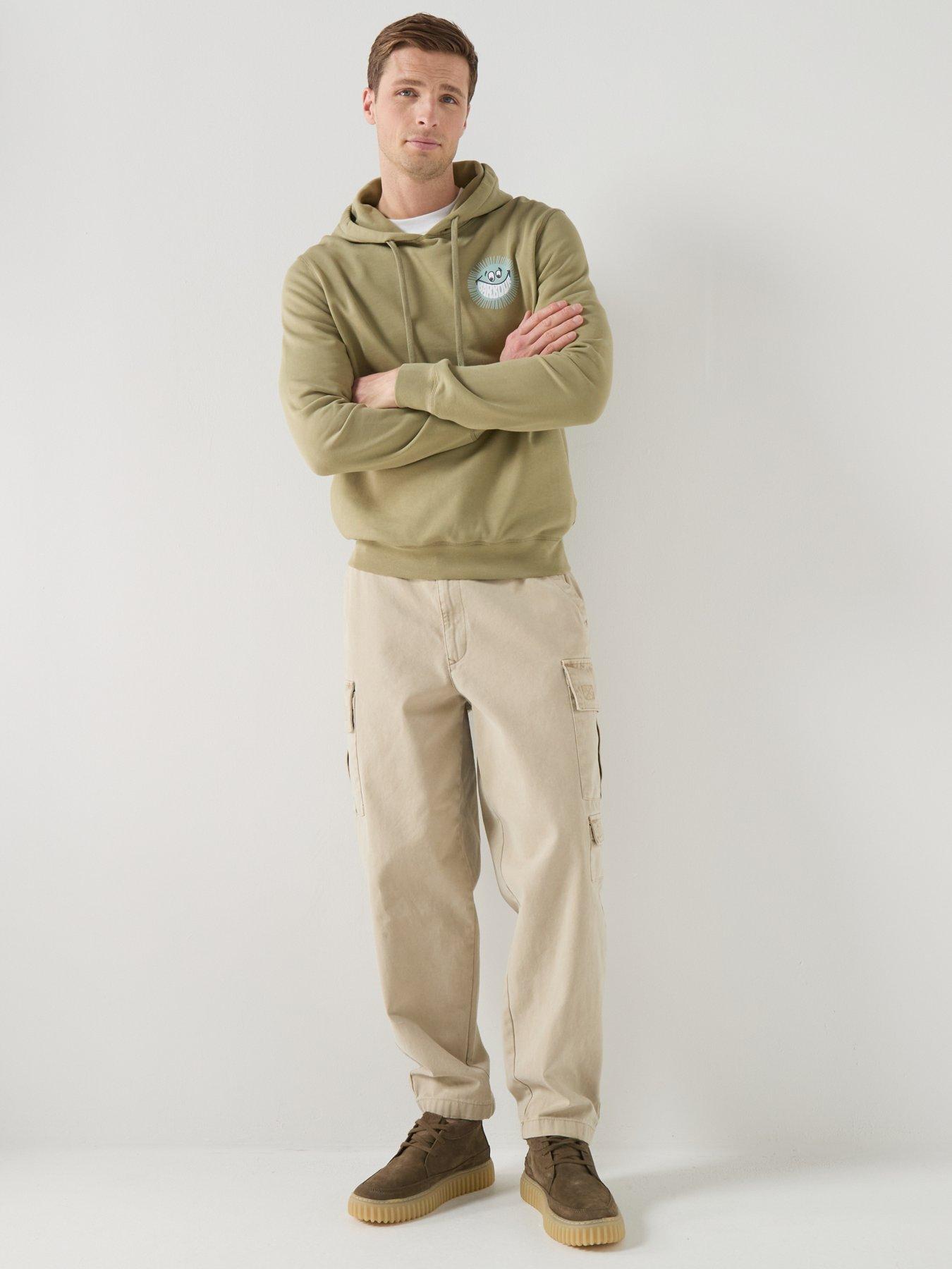 Image 6 of 6 of Barbour Barbour Fields Relaxed Fit Hoodie - Khaki