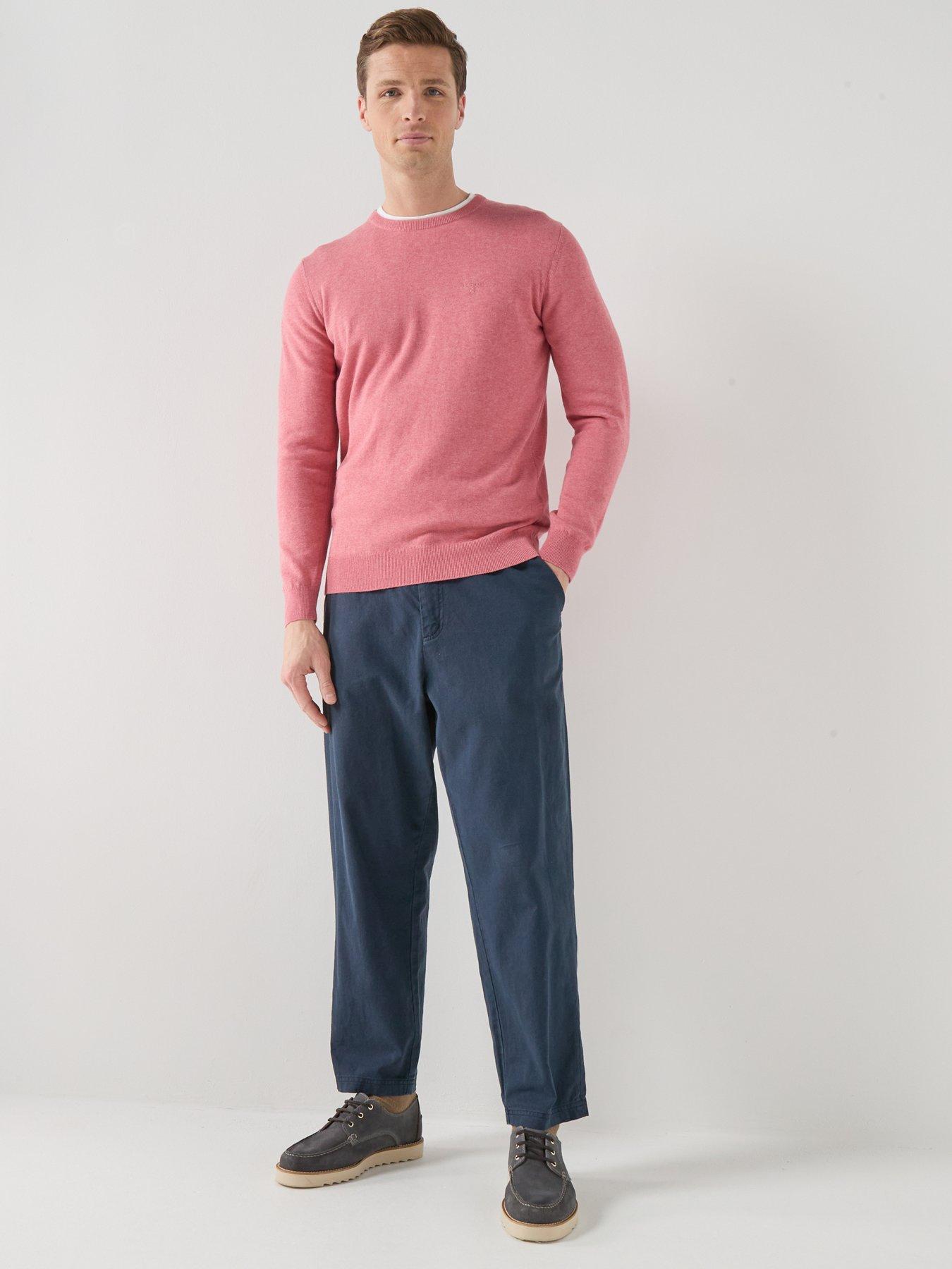 barbour-pima-cotton-crew-neck-knitted-jumper-pinkdetail