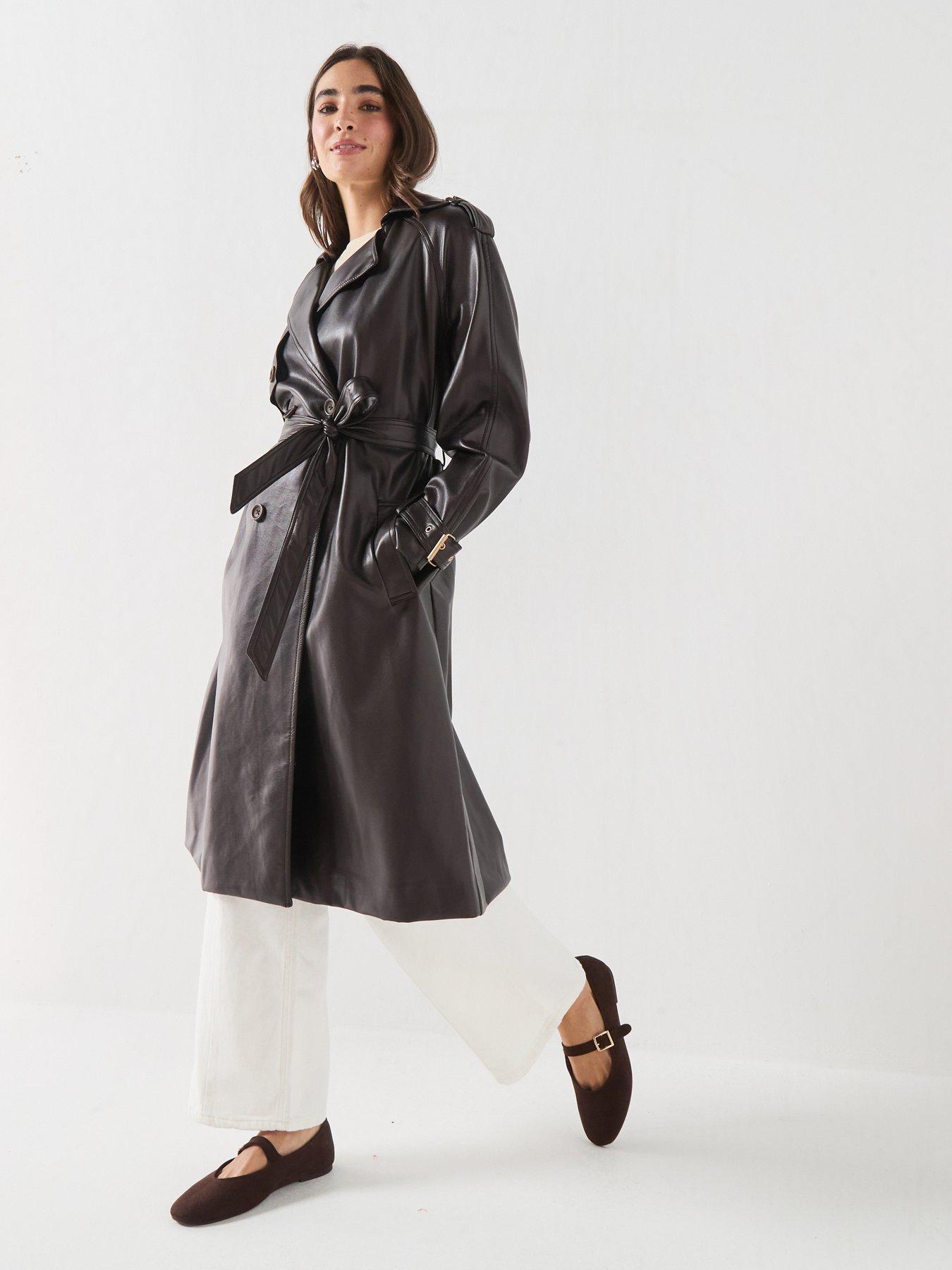 Guess Jeans Bianka Trench - Brown