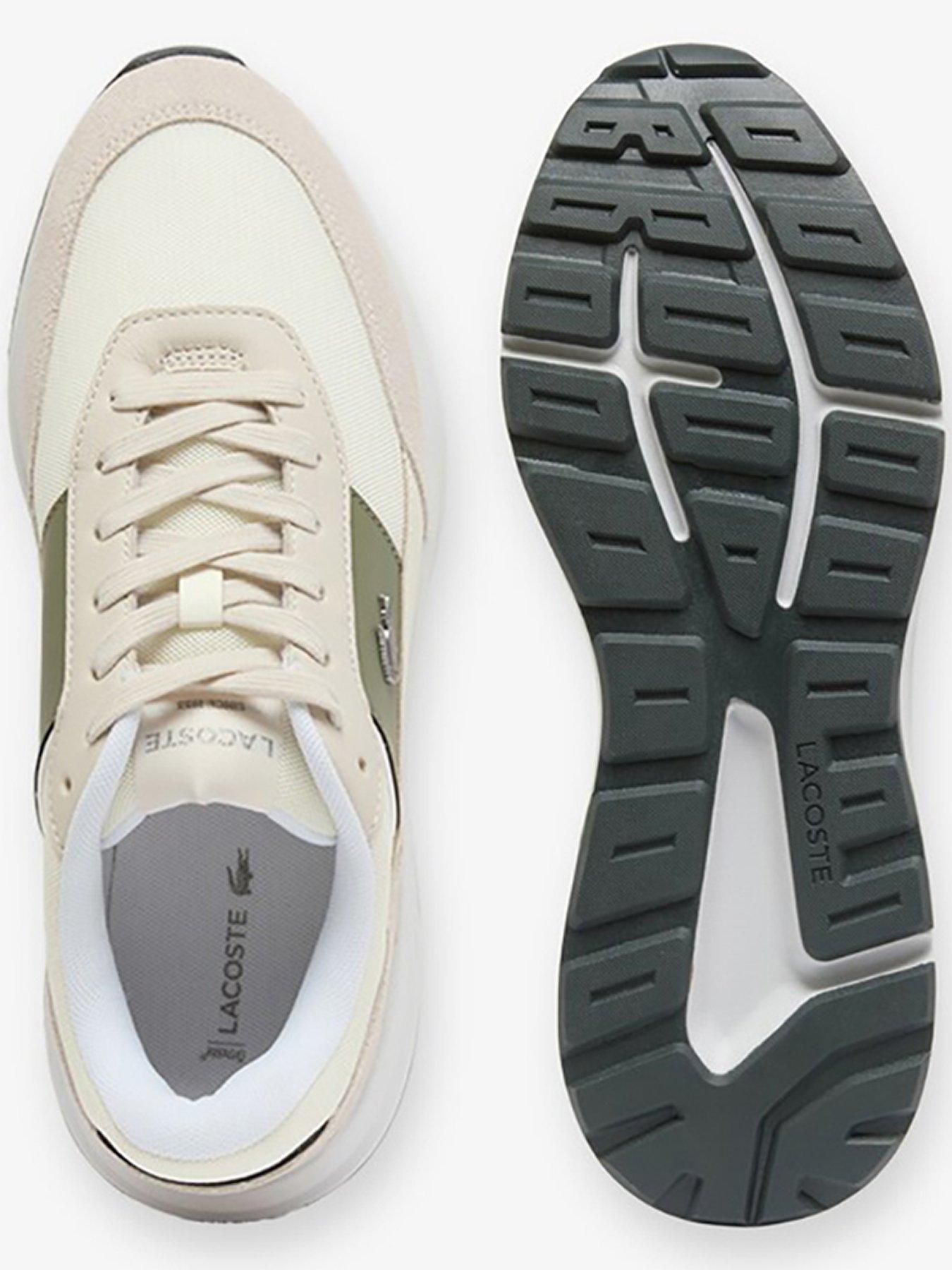 Image 4 of 6 of Lacoste Run Set Trainers - Cream