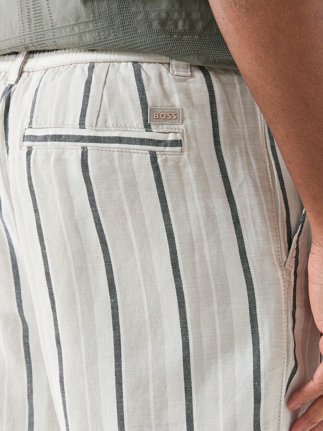 boss-chino-pastel-stripe-shorts-light-greydetail