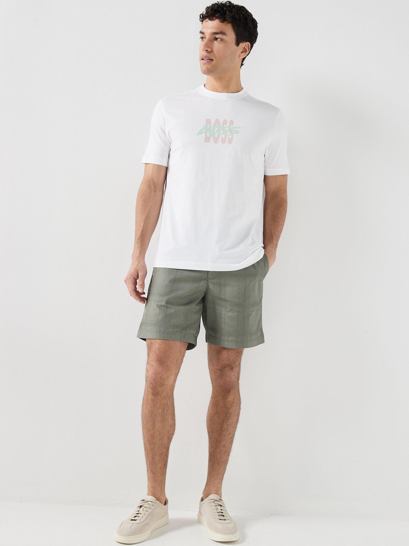 Image 3 of 4 of BOSS Logo Relaxed Fit T-Shirt - White