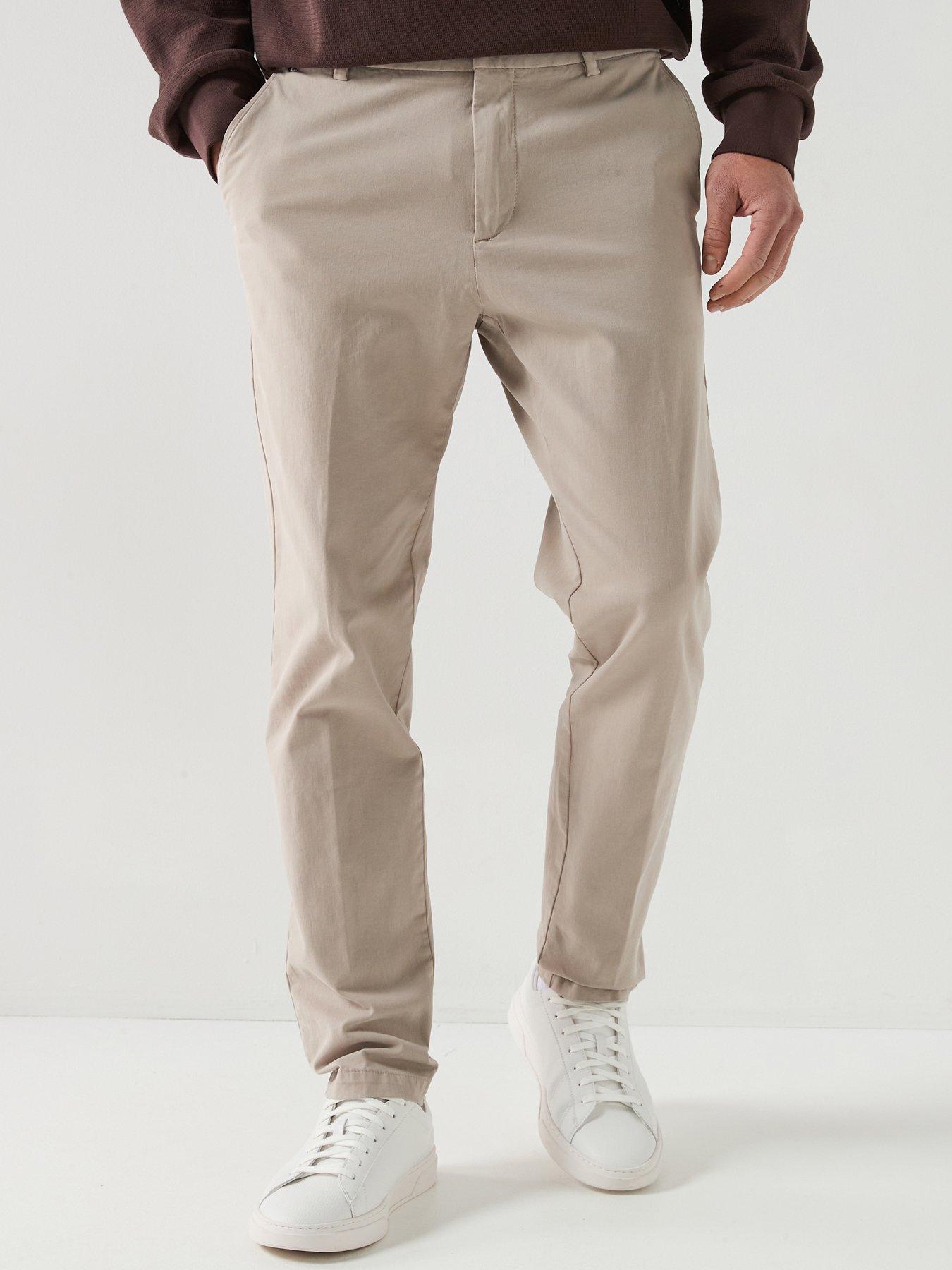 boss-modern-fit-chinos-beigefront