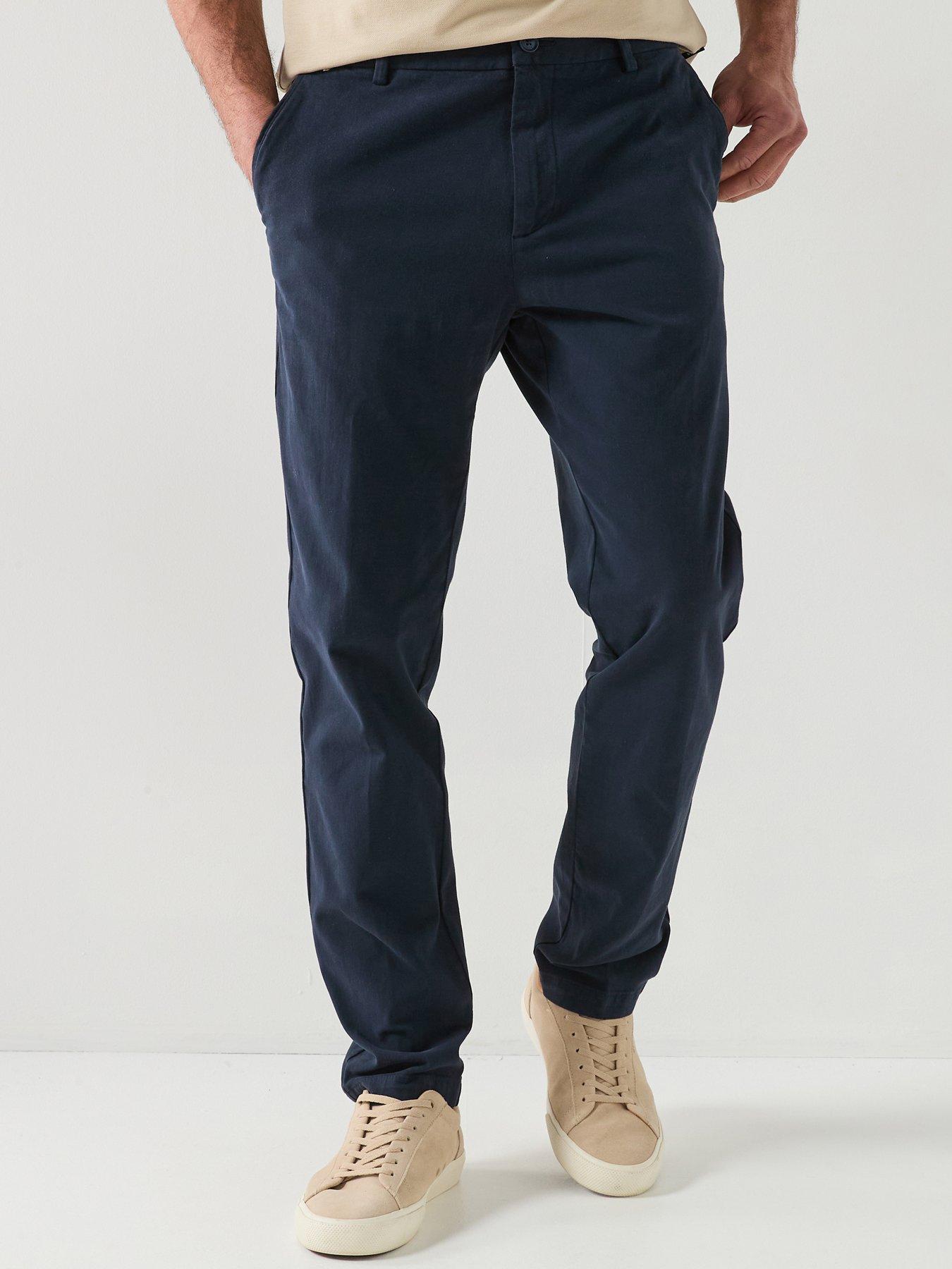 boss-modern-fit-chinos-dark-bluefront