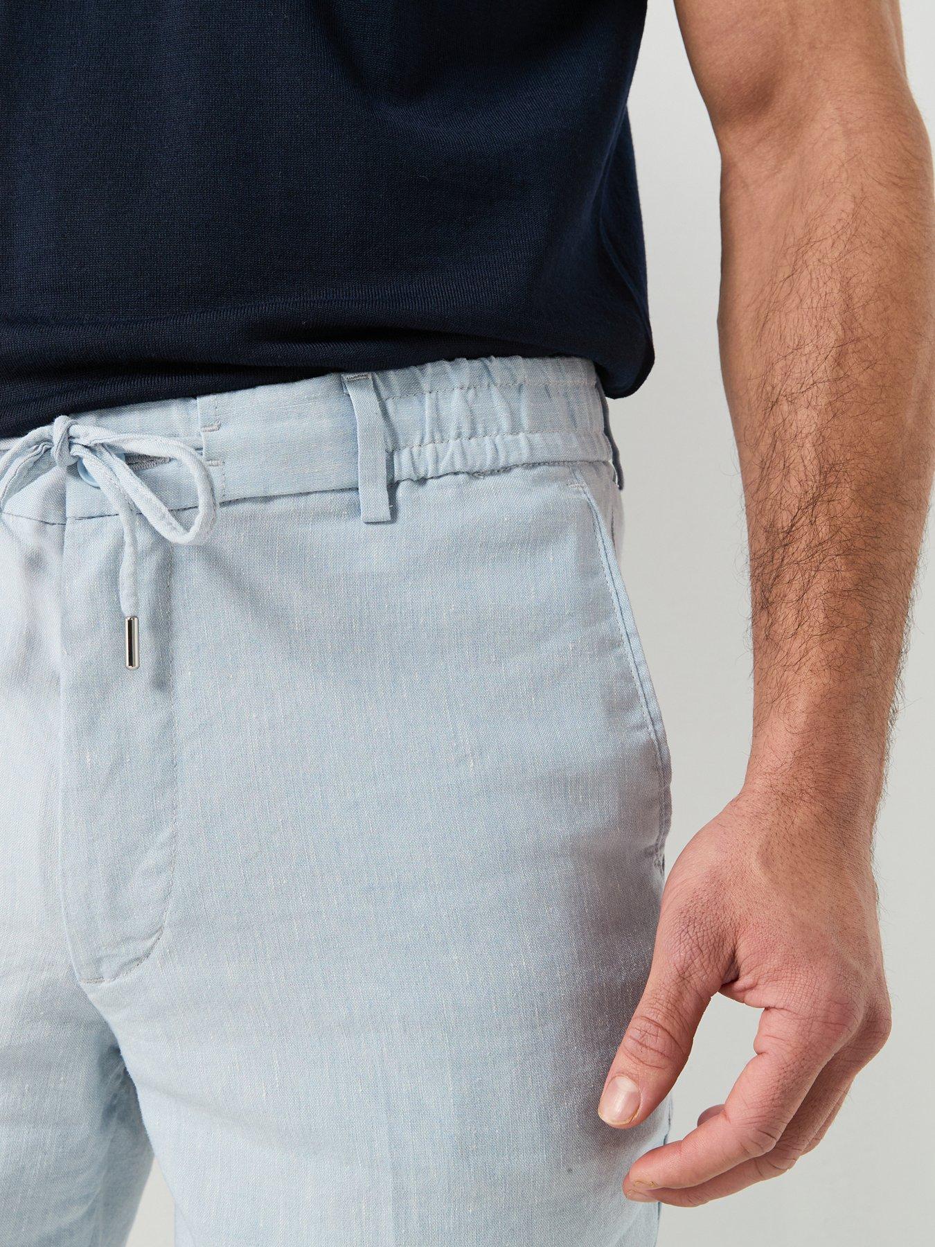 boss-h-kane1-modern-fit-linen-drawstring-shorts-light-blueoutfit
