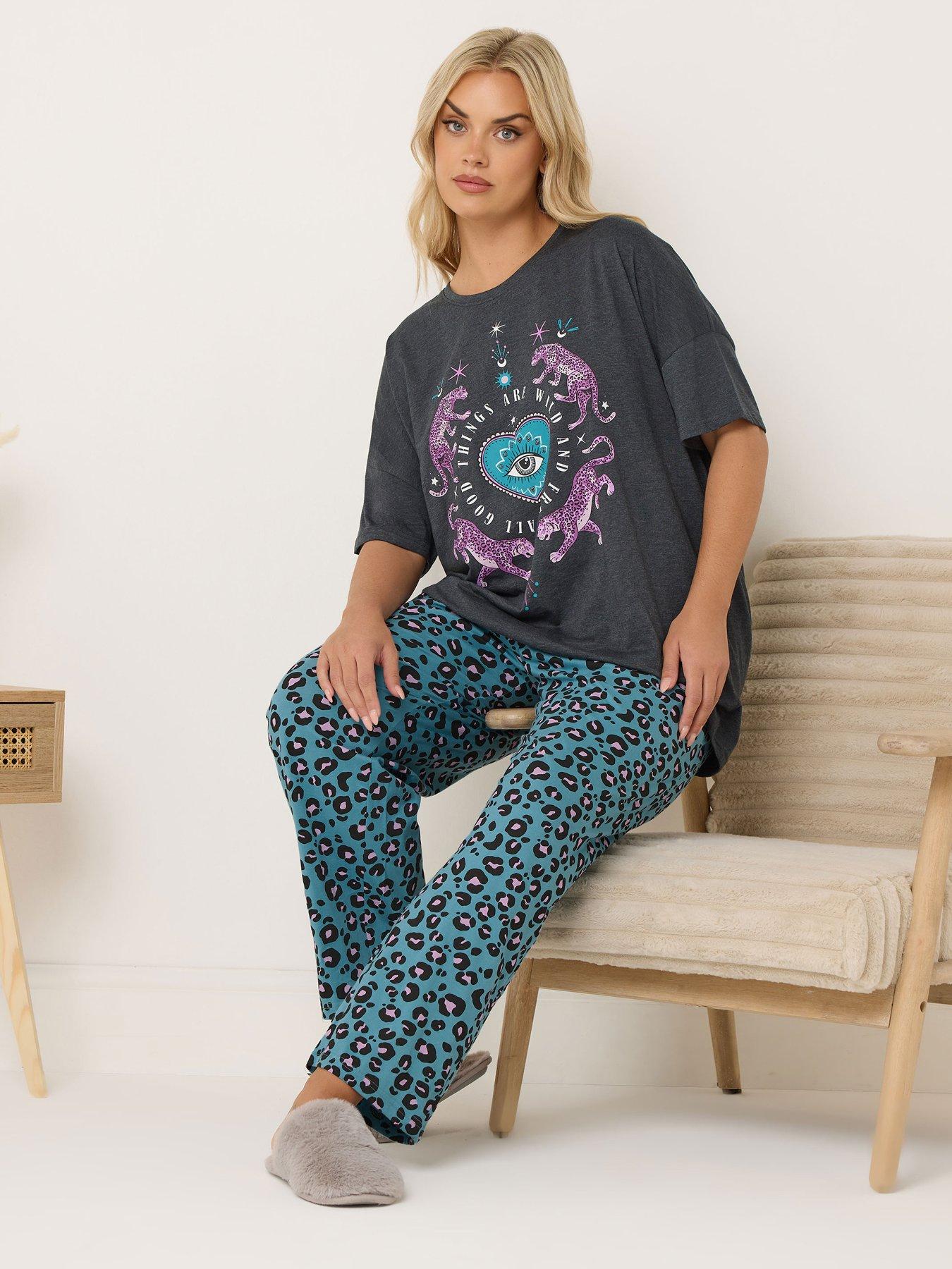 yours-curve-wild-and-free-wide-leg-pyjama-set-grey