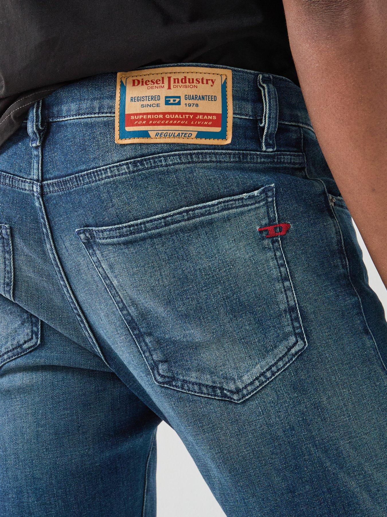 diesel-d-strukt-slim-fit-distressed-jeans-blueoutfit