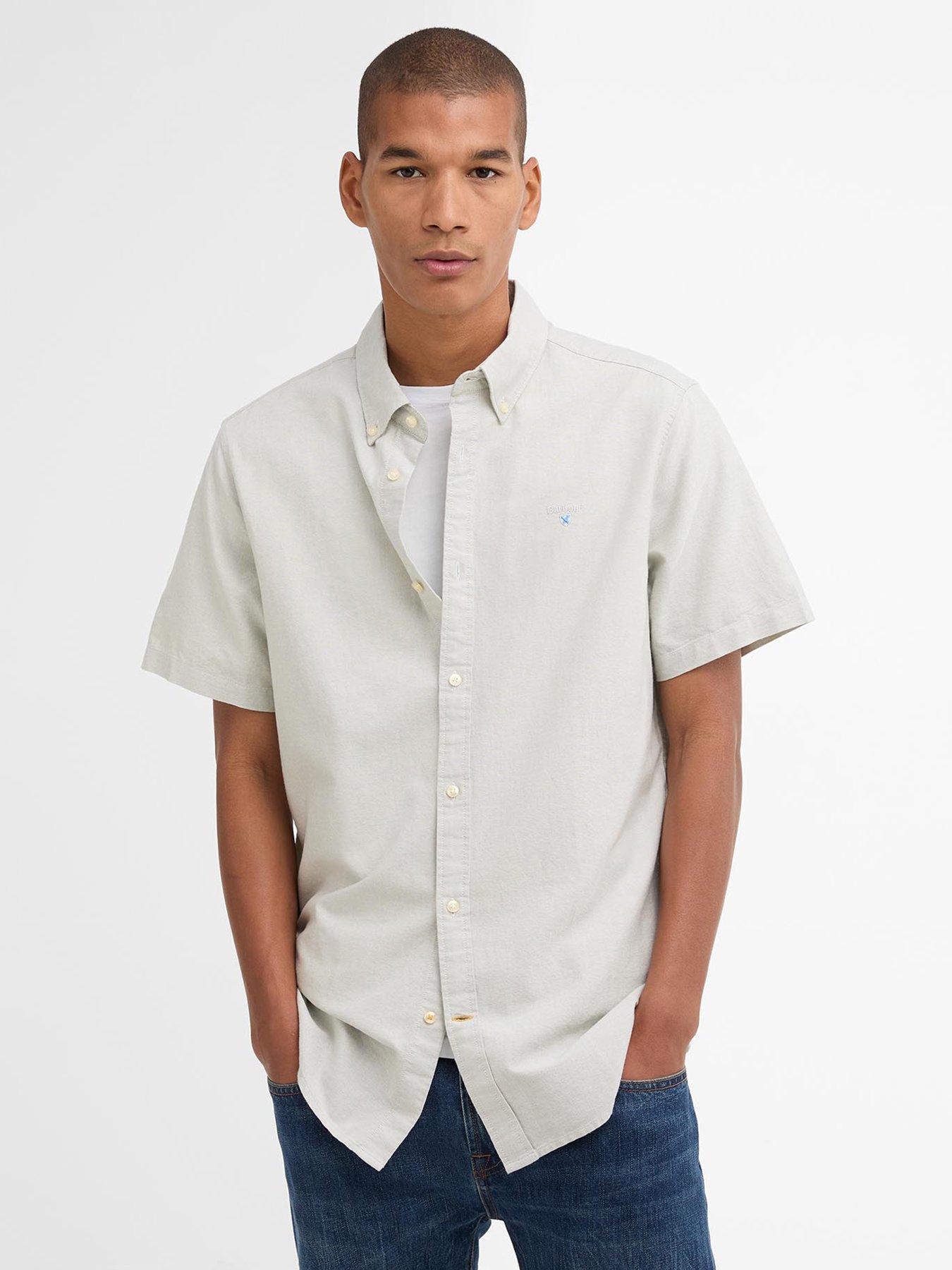 Barbour Oxtown Short Sleeve Tailored Shirt - Green