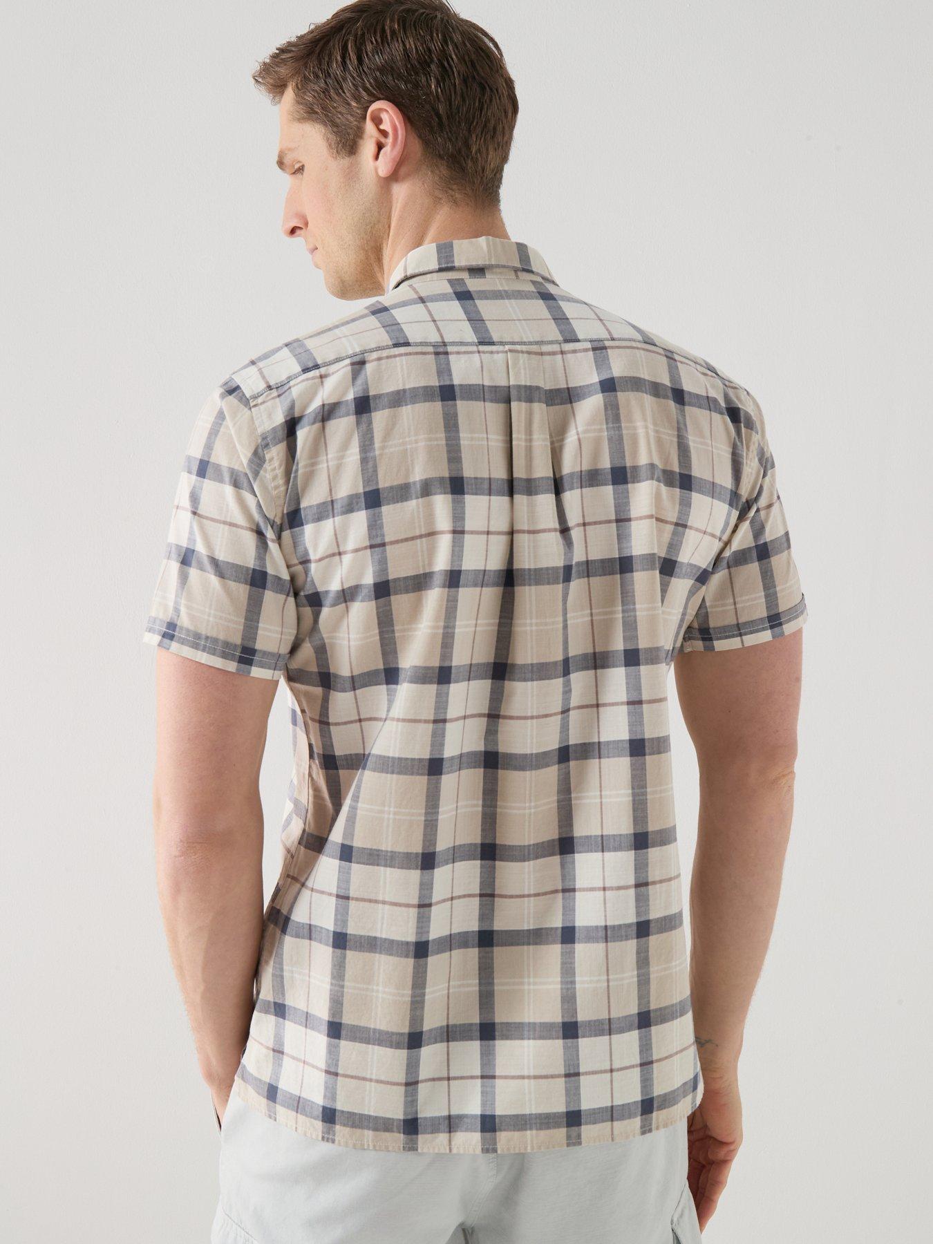 Image 2 of 6 of Barbour Gordon Regular Fit Short Sleeve Shirt - Beige