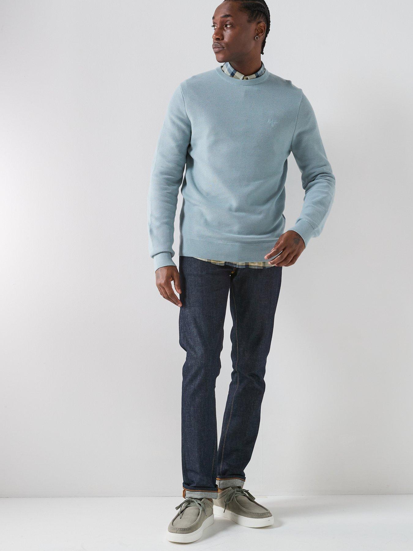 barbour-essential-honeycomb-crew-neck-knitted-jumper-light-blueback