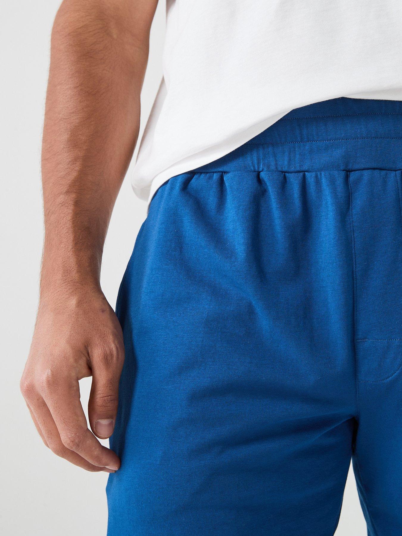 Image 5 of 5 of HUGO Bodywear Laze Loungewear Shorts - Blue