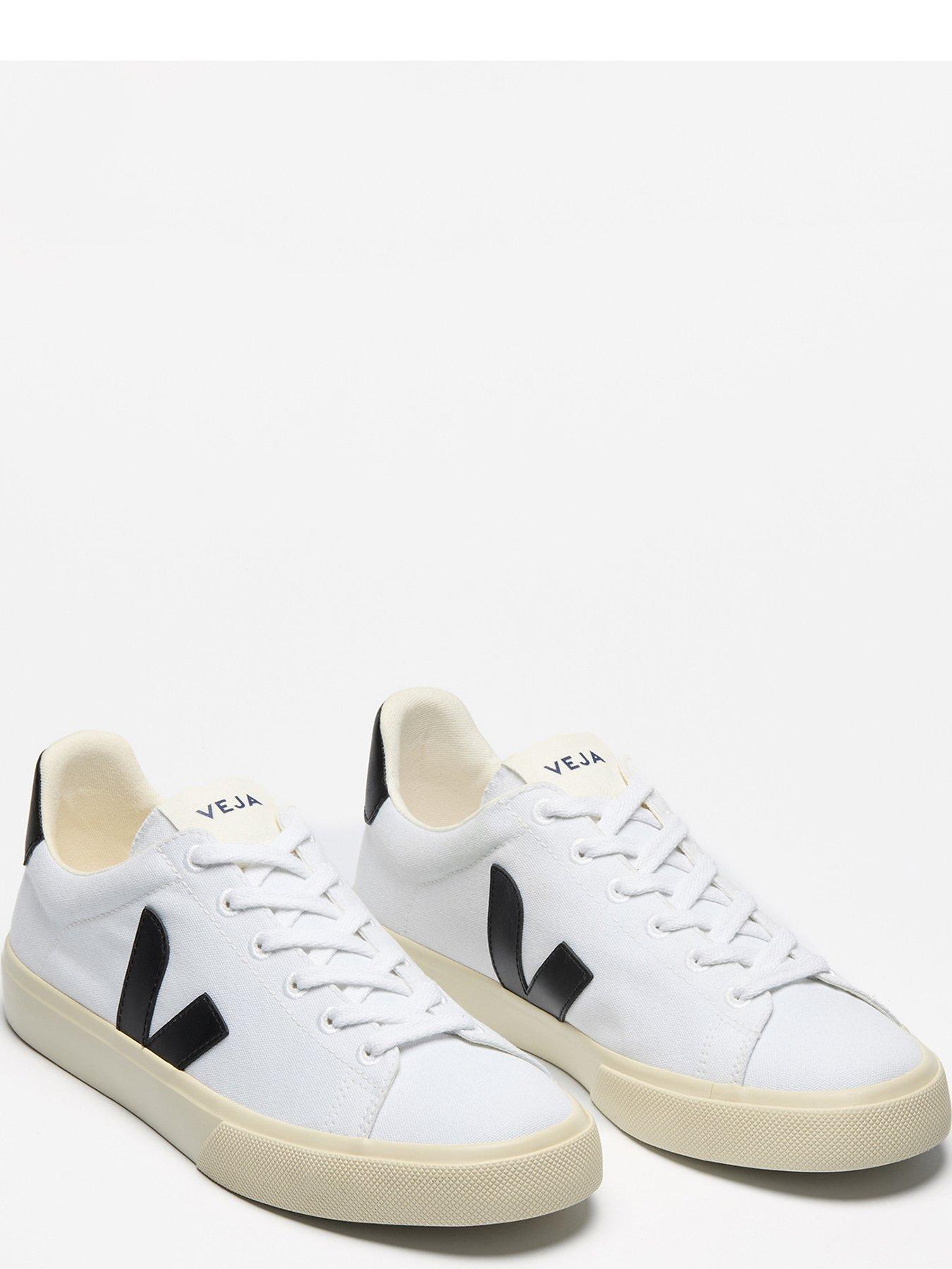 Image 3 of 3 of Veja Mens Campo Canvas Trainers - White