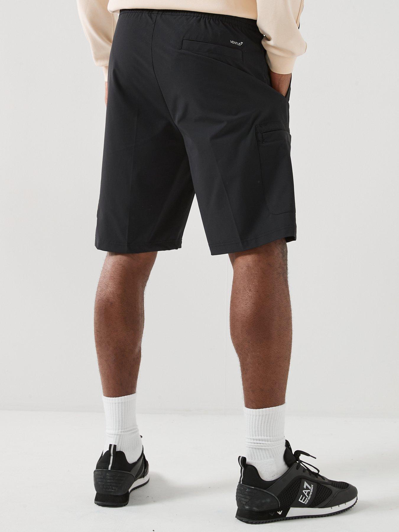ea7-emporio-armani-golf-pro-cargo-shorts-blackstillFront
