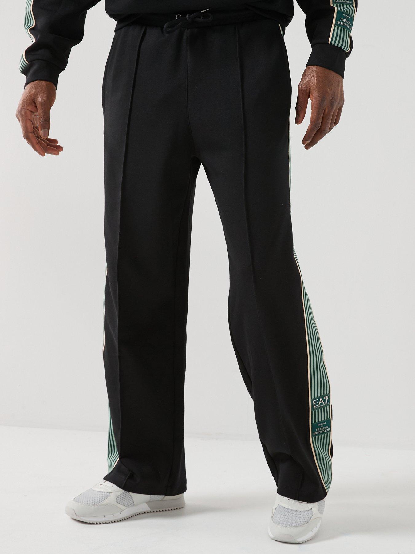 EA7 Emporio Armani Train Premium Taped Joggers - Black
