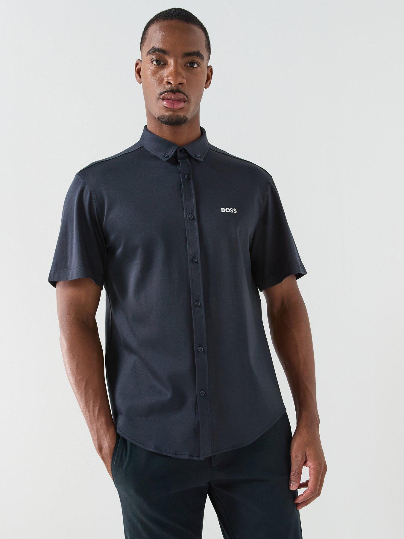 Image 1 of 4 of BOSS St_Motion S Relaxed Fit Shirts - Navy