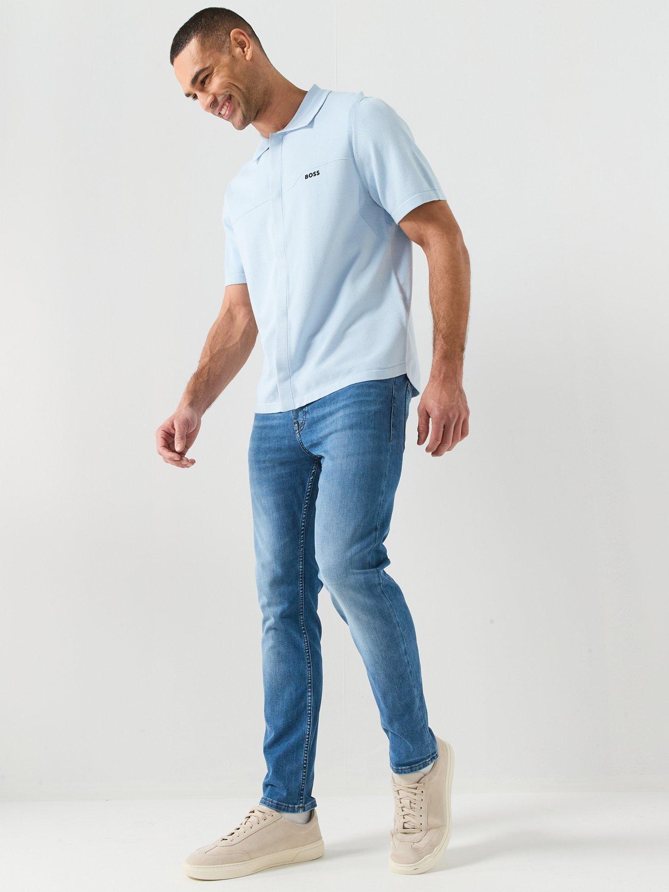 boss-knitted-short-sleeve-shirt-light-blueback