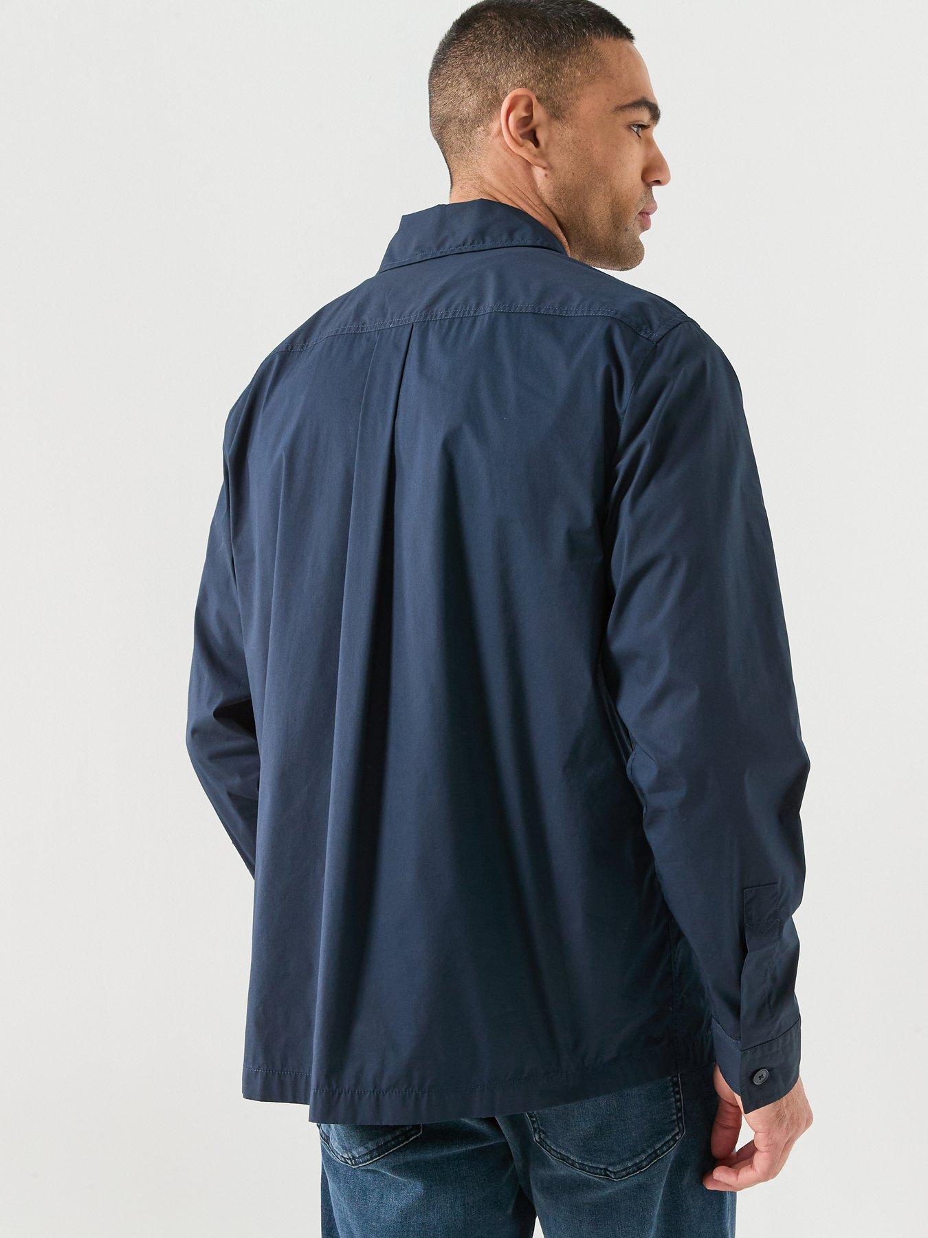 boss-oversized-stretch-overshirt-dark-bluestillFront