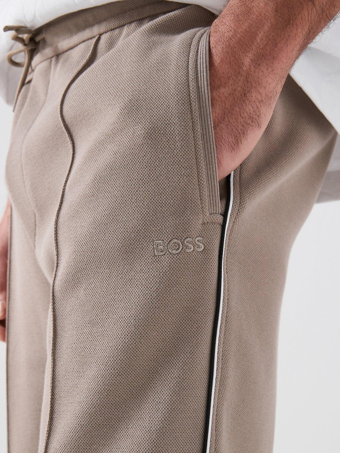 Image 4 of 6 of BOSS Jersey Shorts - Light Khaki