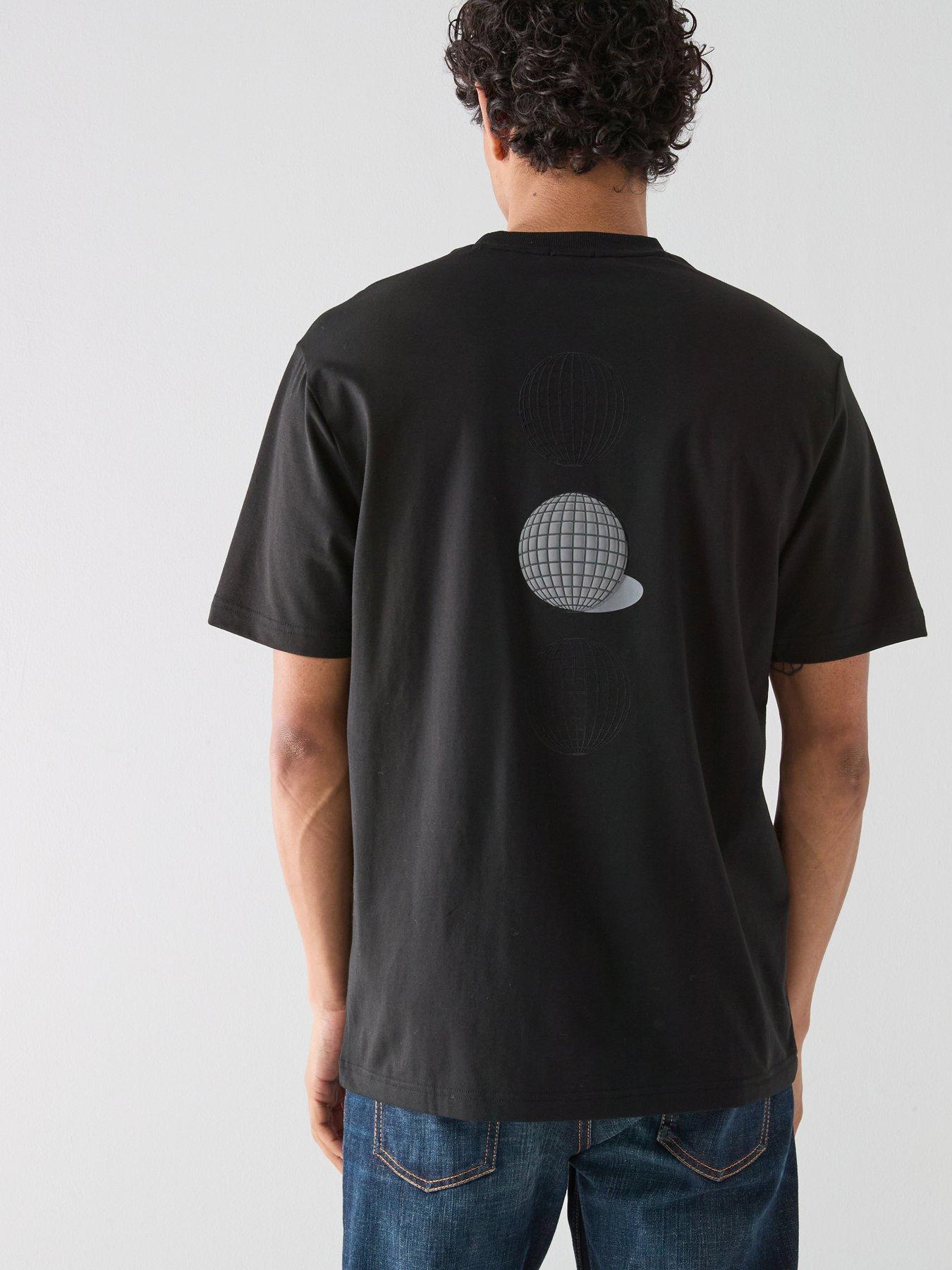 BOSS Boss Ts_terrace Graphic Relaxed Fit Back Print T-shirt - Black