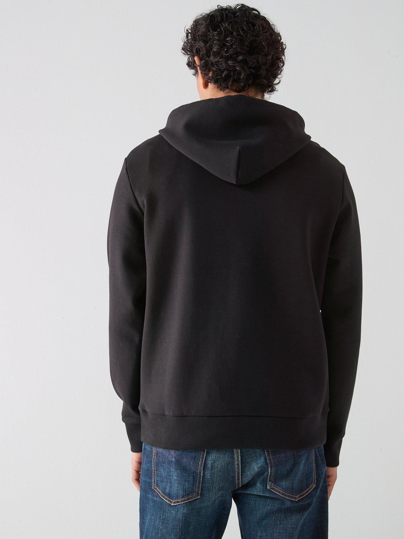 Image 2 of 6 of BOSS Soody Tonal Logo Regular Fit Hoodie - Black