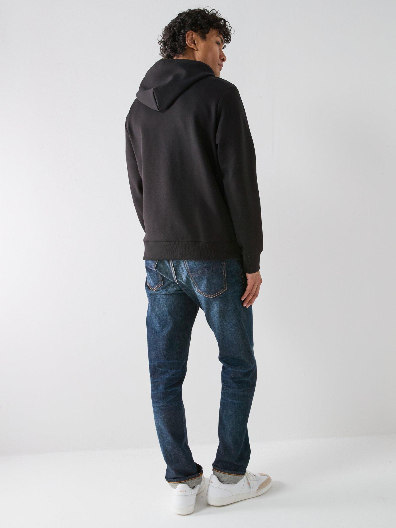 Image 5 of 6 of BOSS Soody Tonal Logo Regular Fit Hoodie - Black