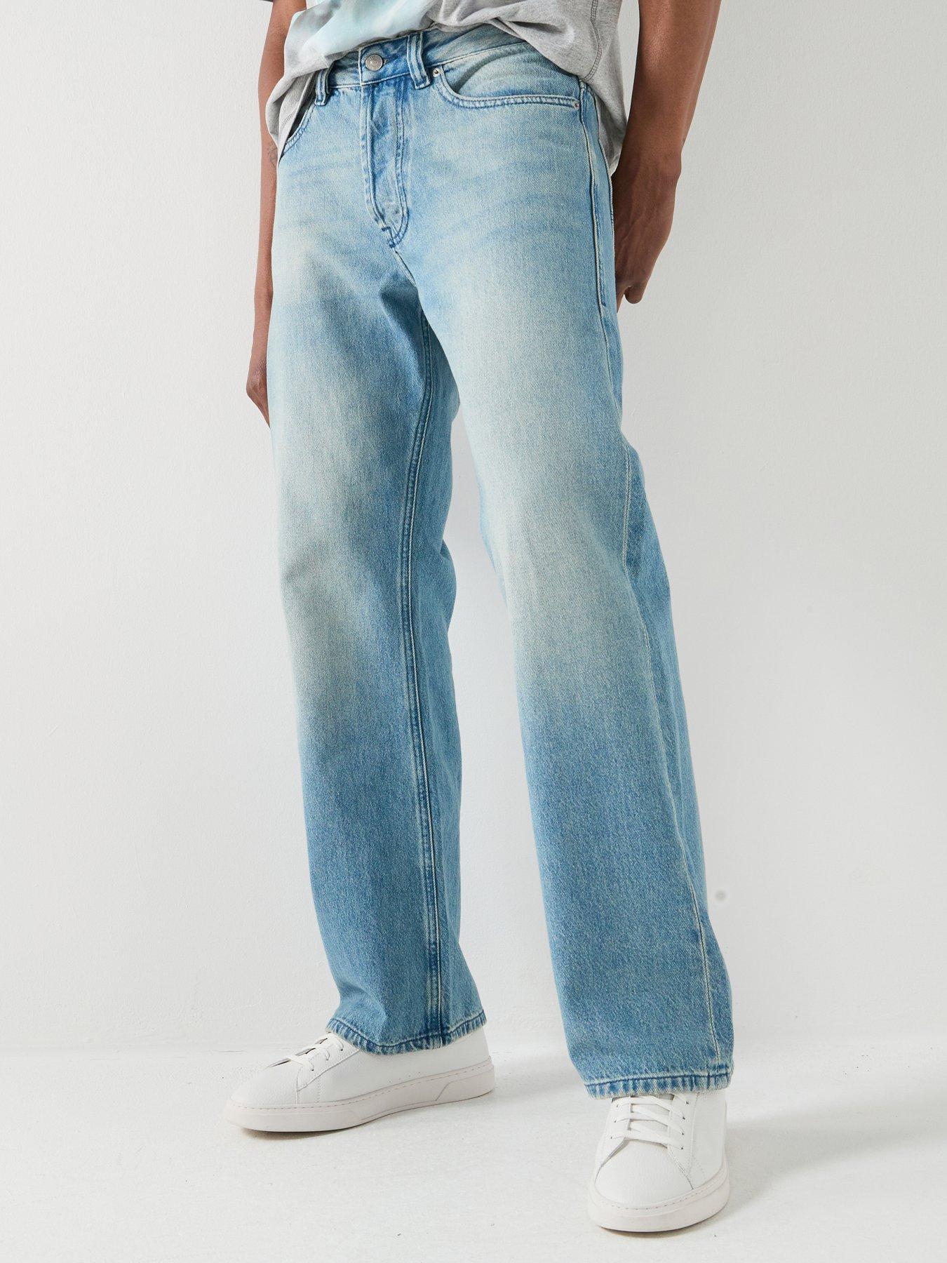 Image 1 of 5 of Diesel Diesel D-eeper Relaxed Straight Fit Jeans - Blue