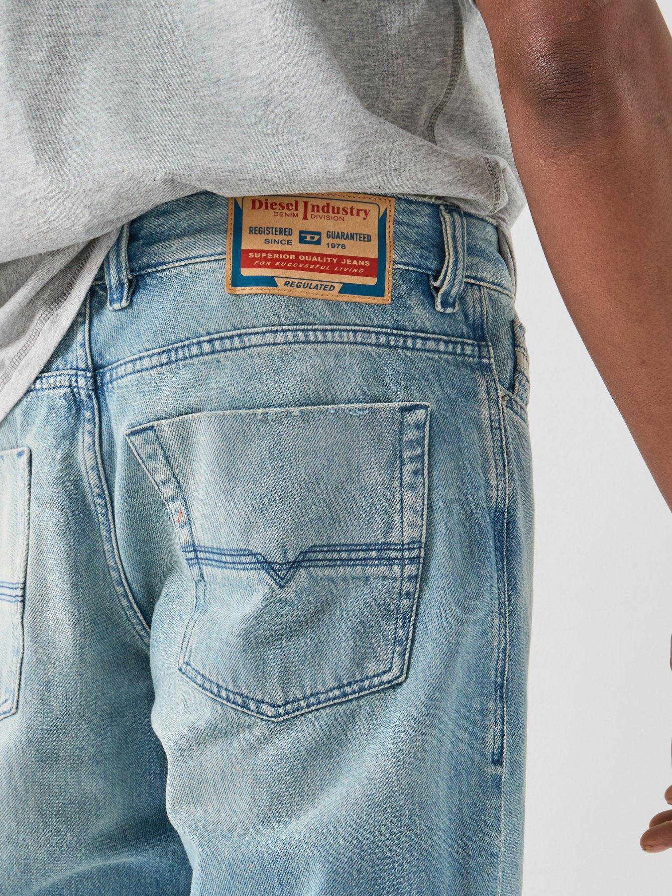 Image 4 of 5 of Diesel Diesel D-eeper Relaxed Straight Fit Jeans - Blue