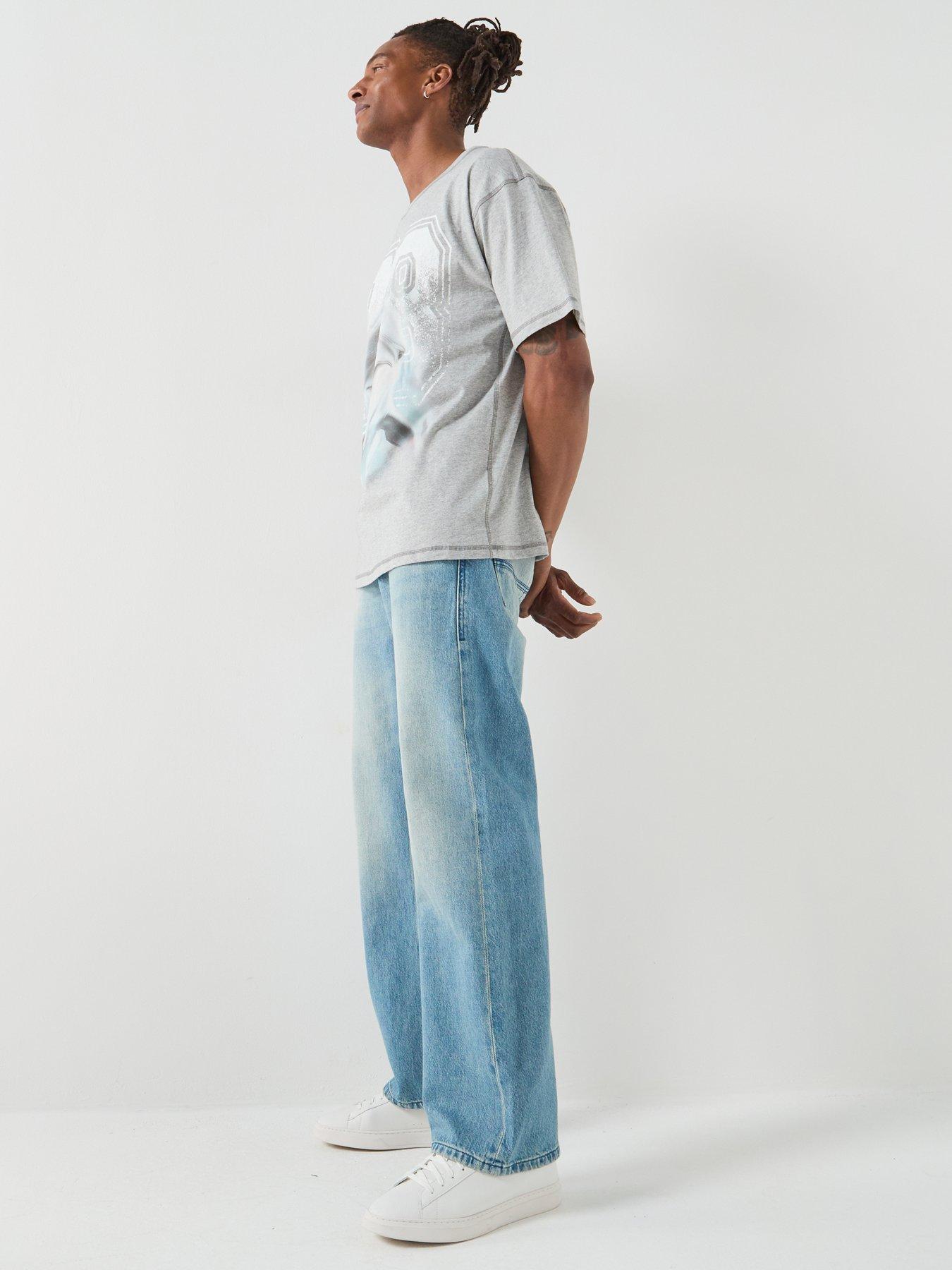 Image 5 of 5 of Diesel Diesel D-eeper Relaxed Straight Fit Jeans - Blue