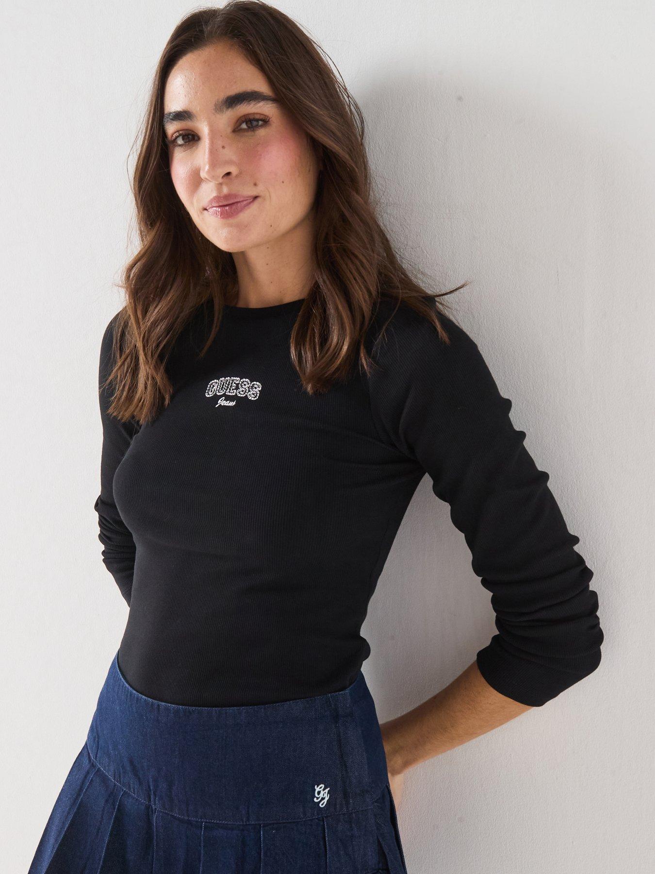 Guess Long Sleeve Slim Tee