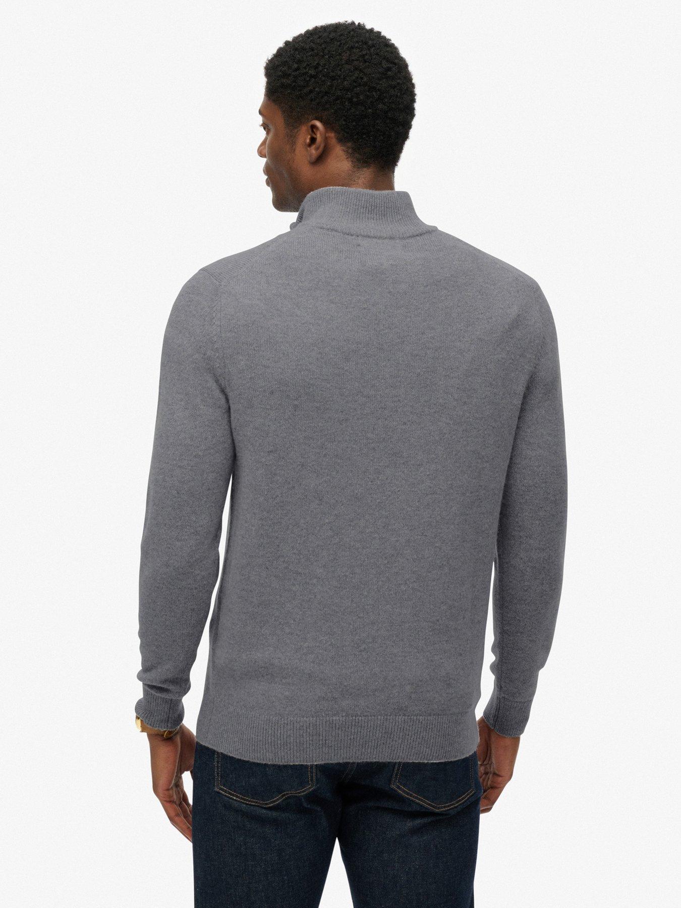superdry-superdry-wool-blend-half-zip-knitted-jumper-greystillFront