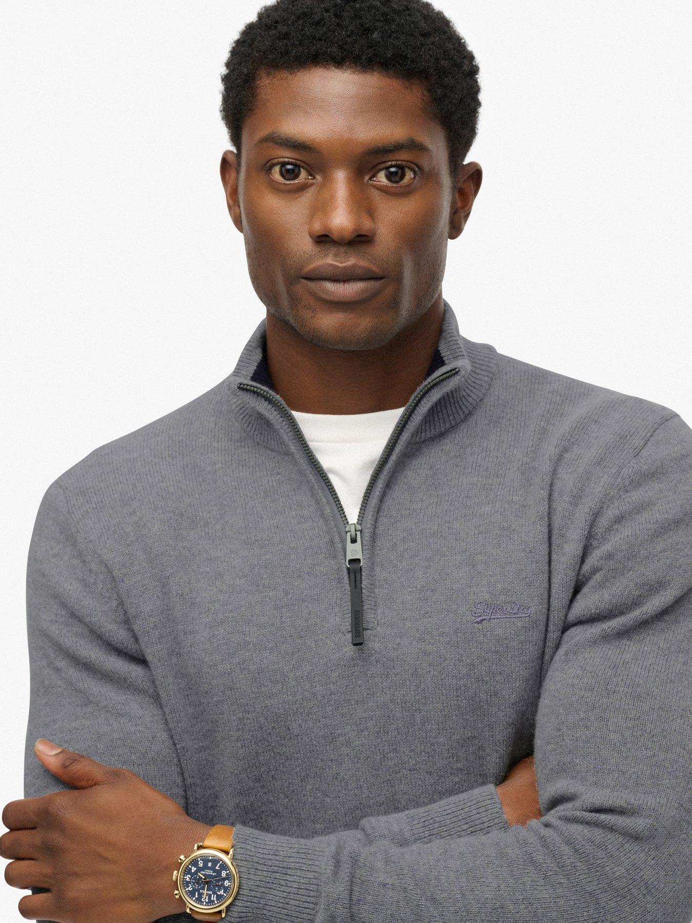 superdry-superdry-wool-blend-half-zip-knitted-jumper-greyoutfit